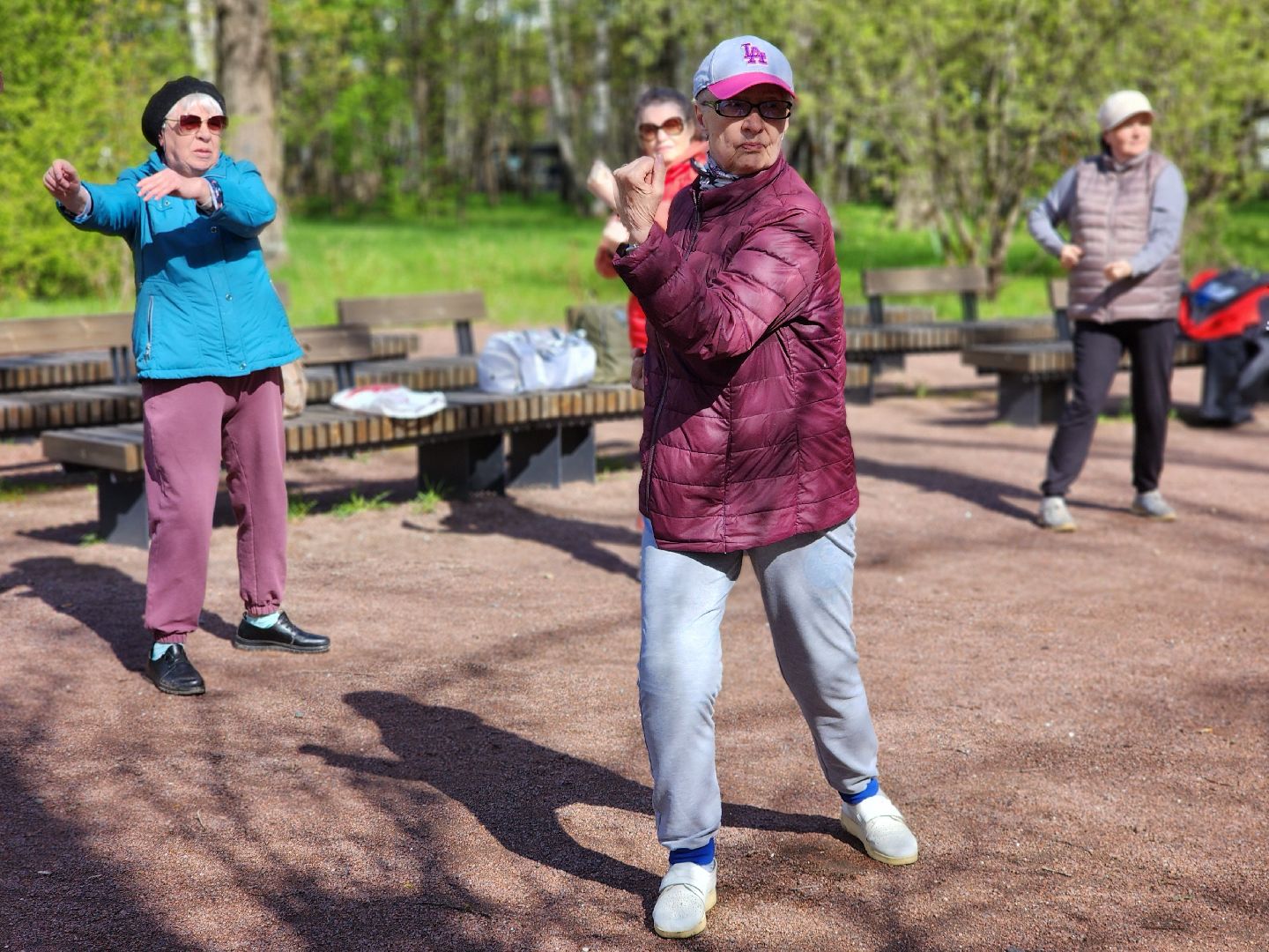 фрязино, лесопарк, гимнастика, физкультура,