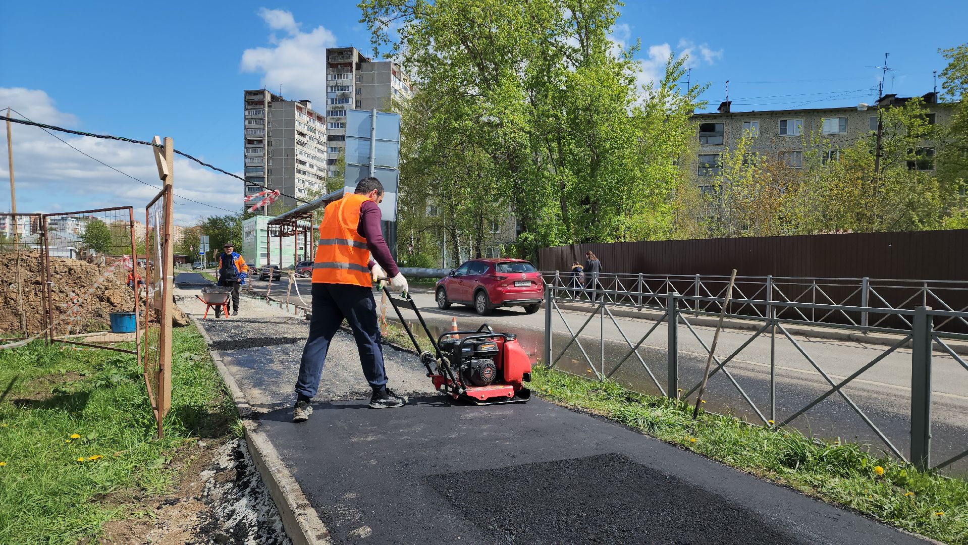 Асфальтирование , Асфальт , Лобня,
