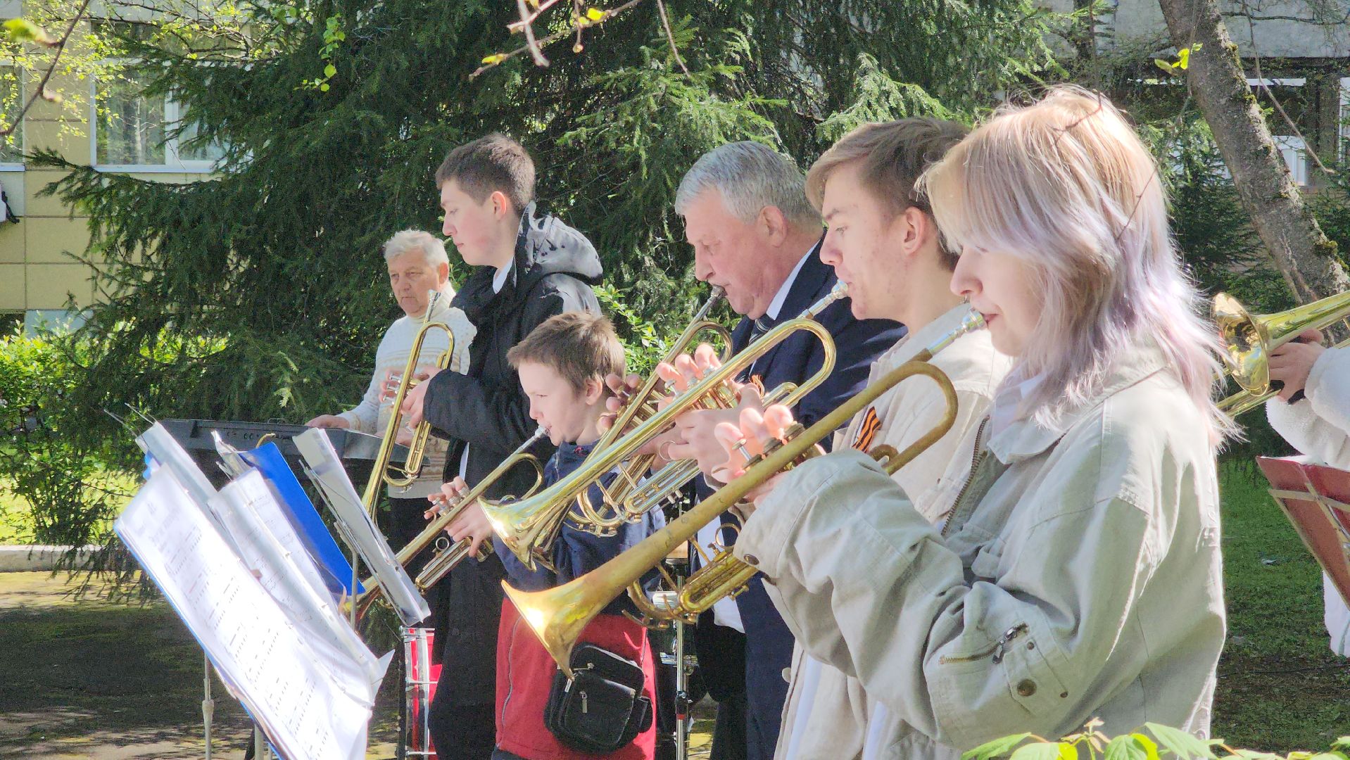 день победы, колледж, митинг, 9 мая,