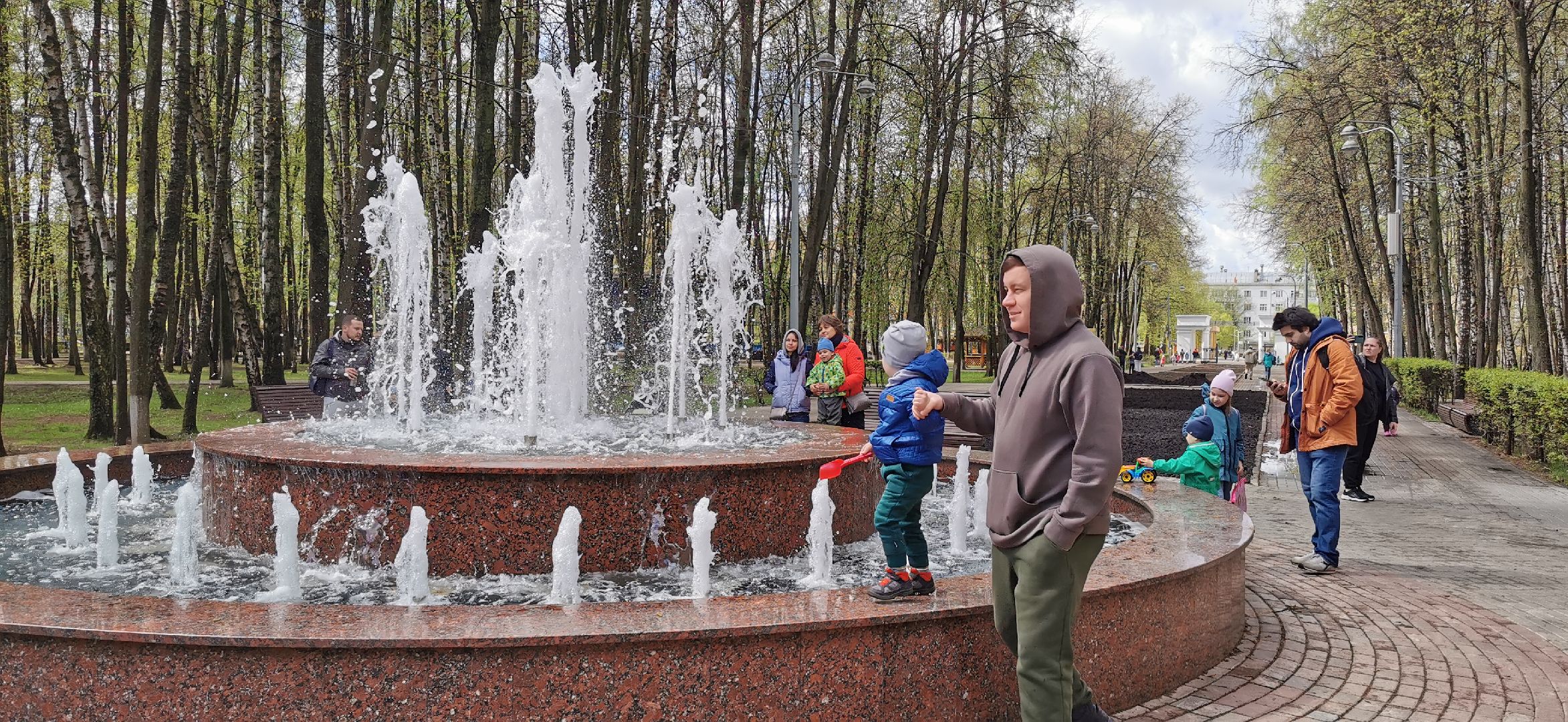 фонтан, благоустройство,