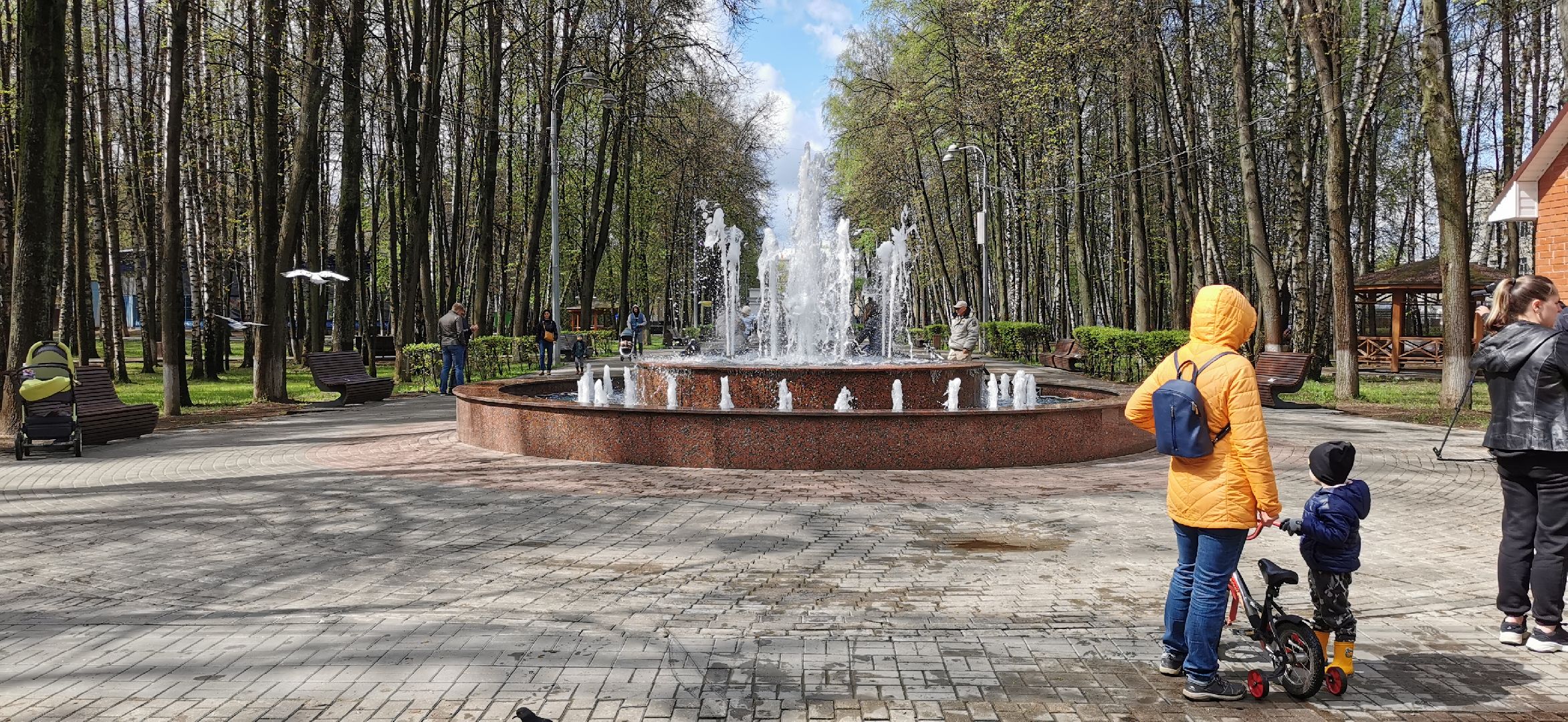 фонтан, благоустройство,