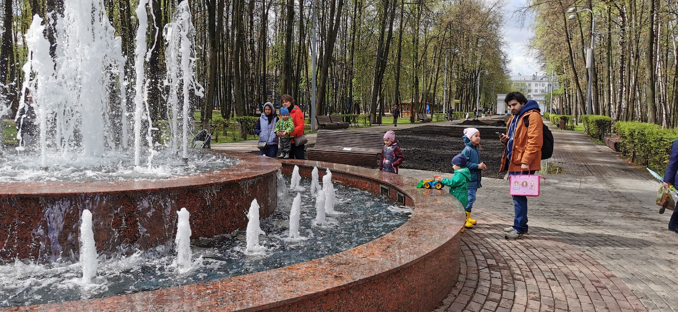 фонтан, благоустройство,