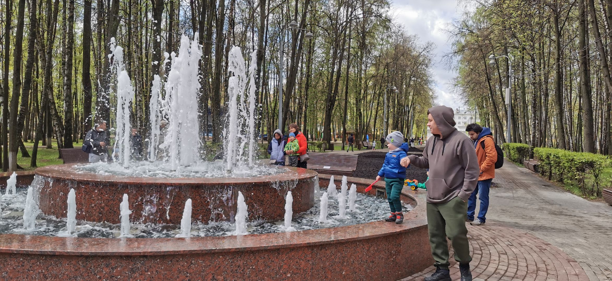 фонтан, благоустройство,