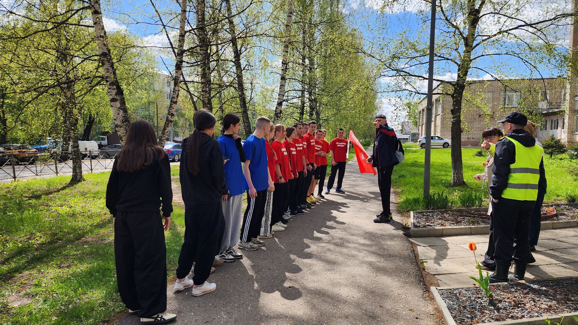 спортивный забег, 80-я годовщина победы, колледж, старая купавна, богородский городской округ,