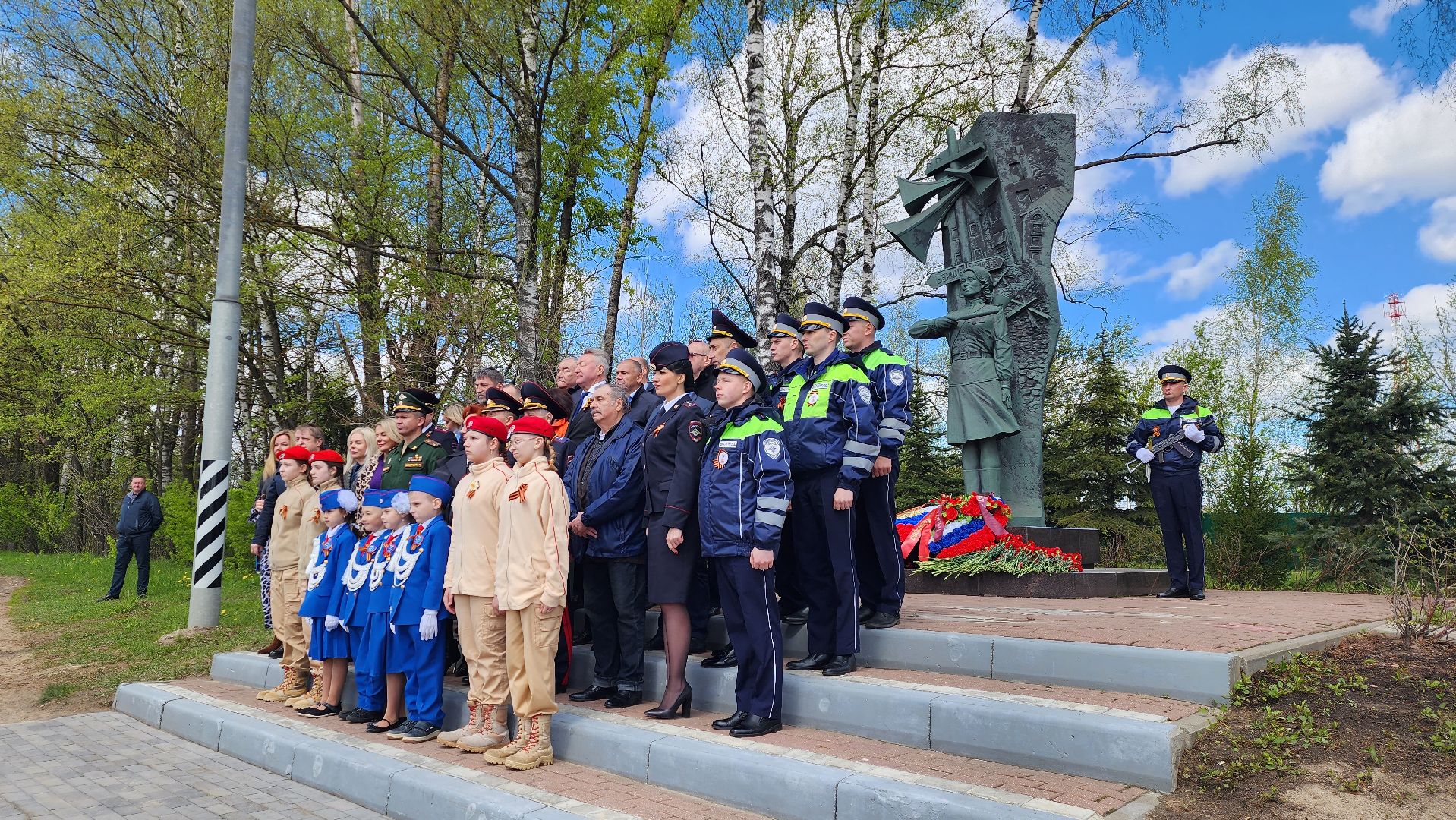 митинг, снегири, патриотическое воспитание, госавтоинспекция,истра,