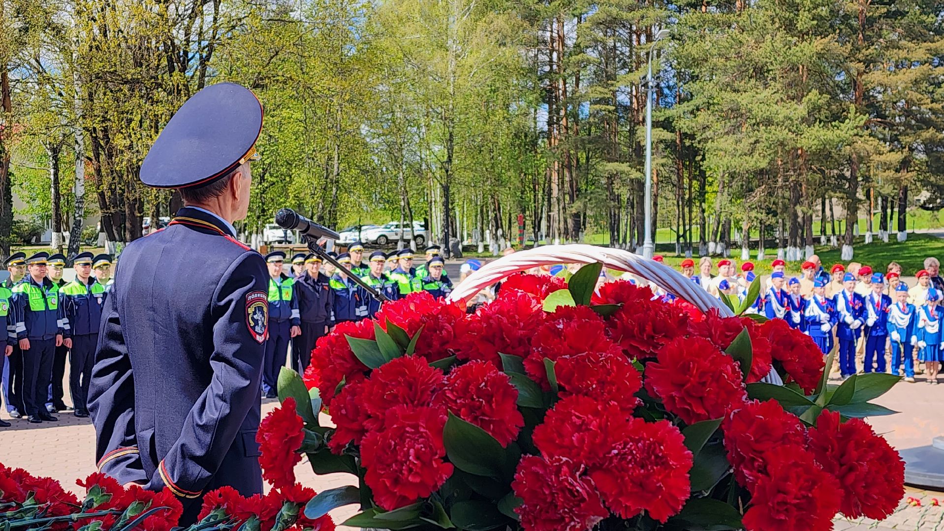 митинг, снегири, патриотическое воспитание, госавтоинспекция,истра,