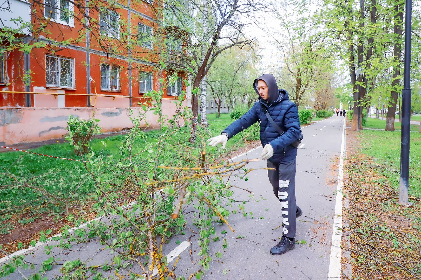 клин, общество, чп, устранение последствий снегопада,