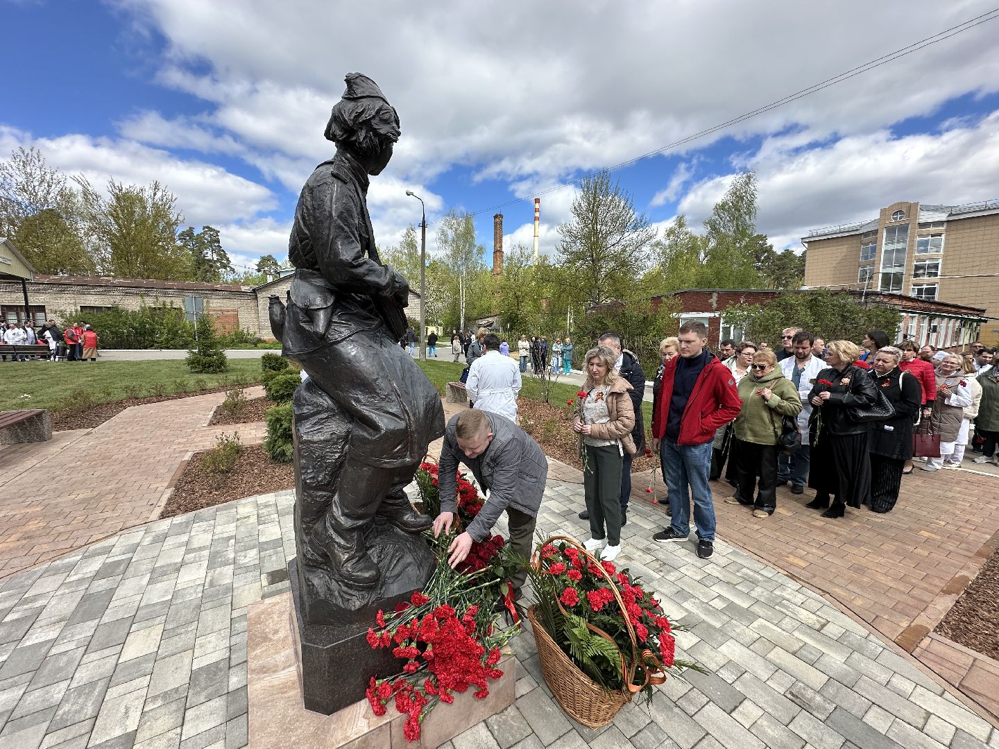 пушкино, день победы, открытие памятника, великая отечественная война,