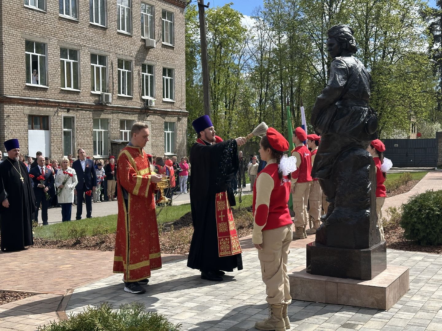 пушкино, день победы, открытие памятника, великая отечественная война,