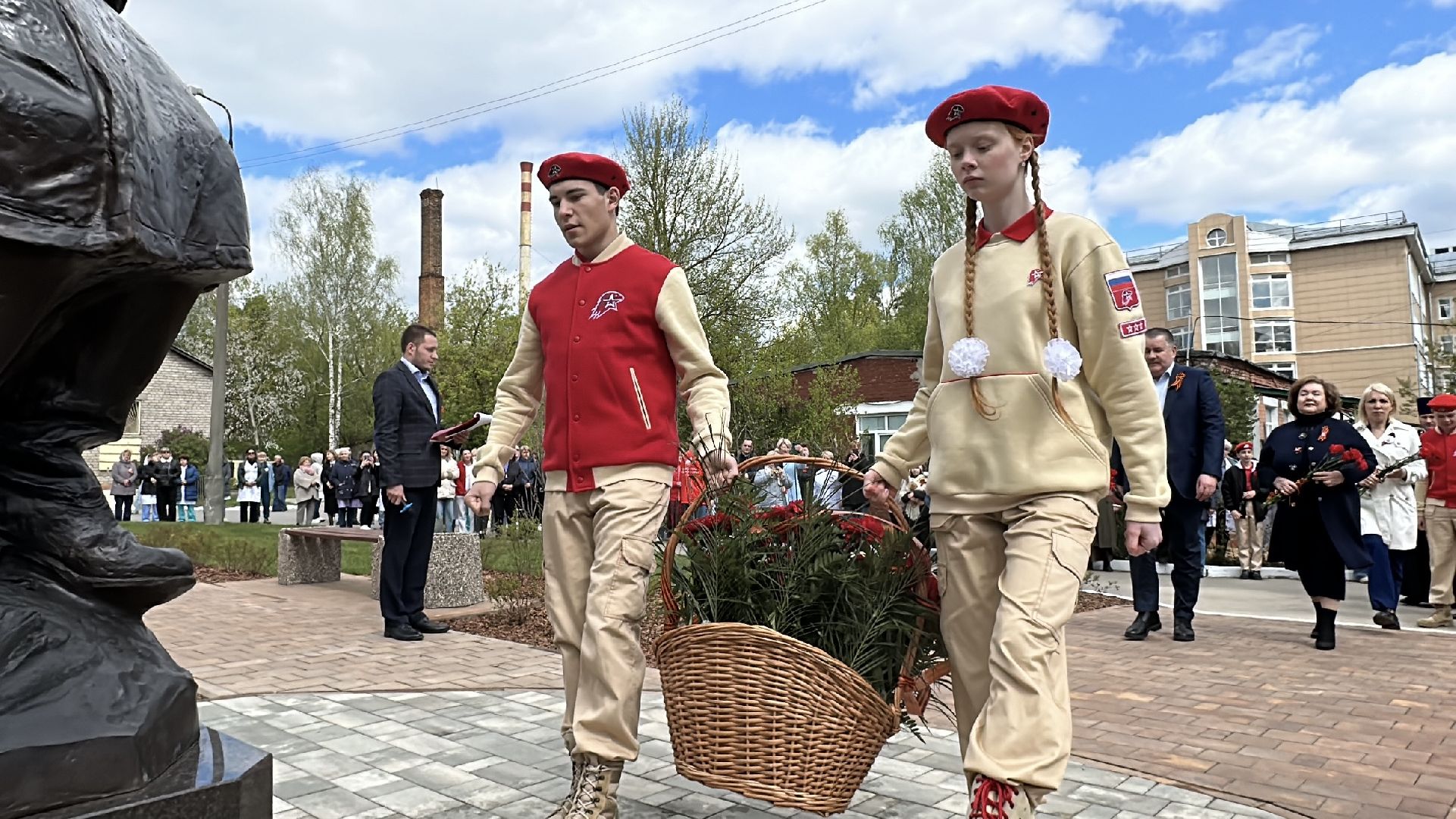 пушкино, день победы, открытие памятника, великая отечественная война,