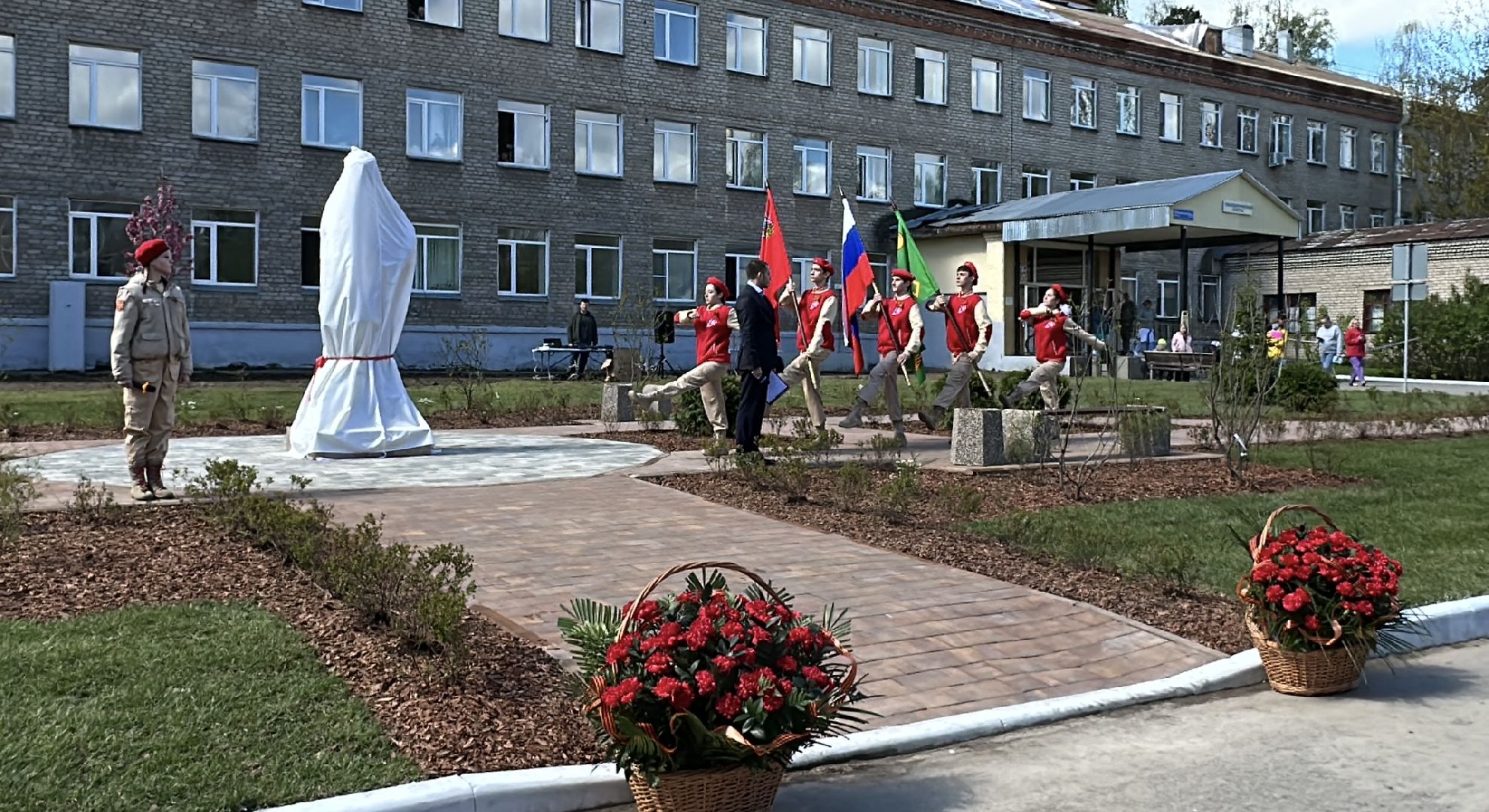 пушкино, день победы, открытие памятника, великая отечественная война,