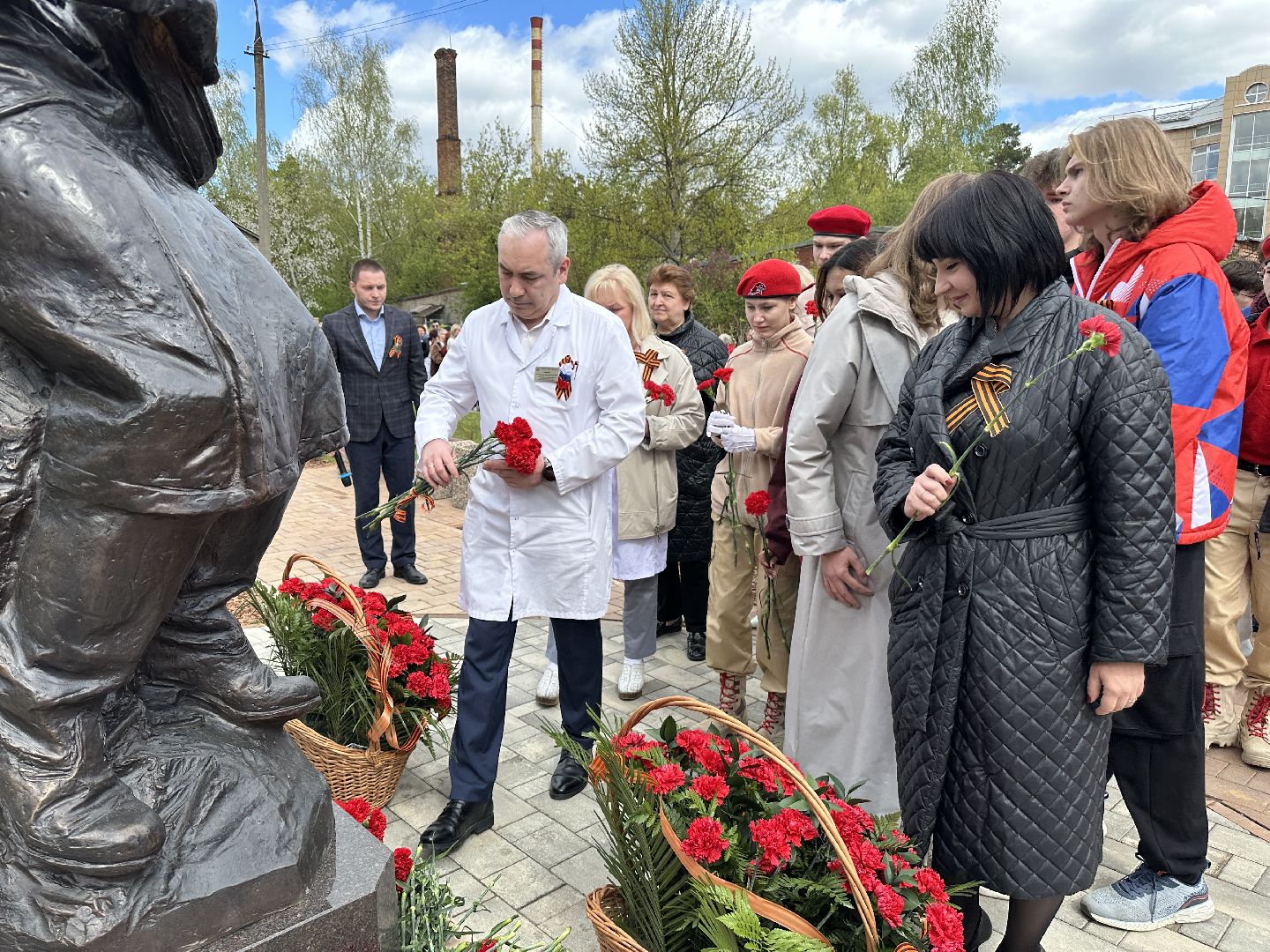 пушкино, день победы, открытие памятника, великая отечественная война,