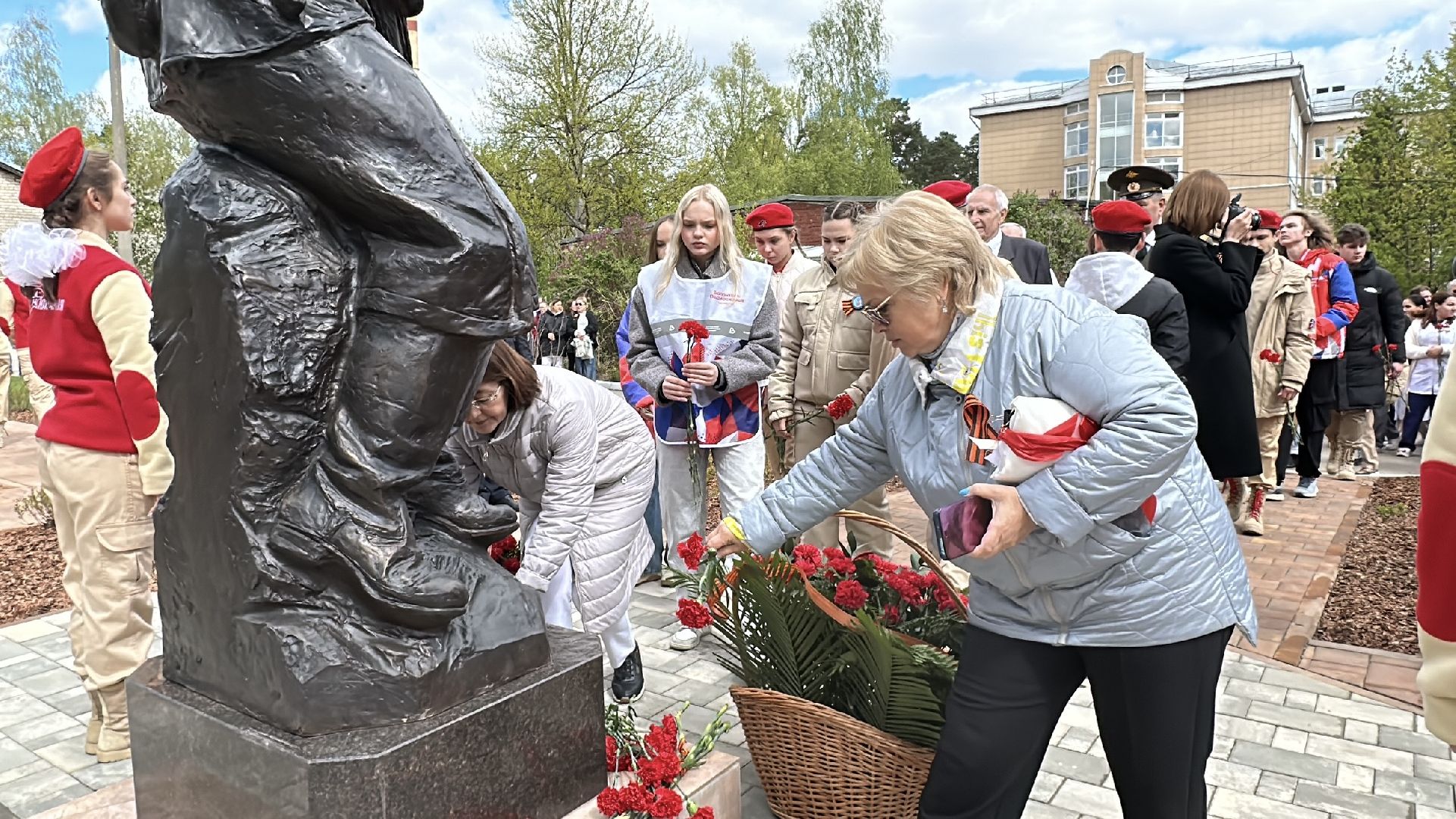 пушкино, день победы, открытие памятника, великая отечественная война,