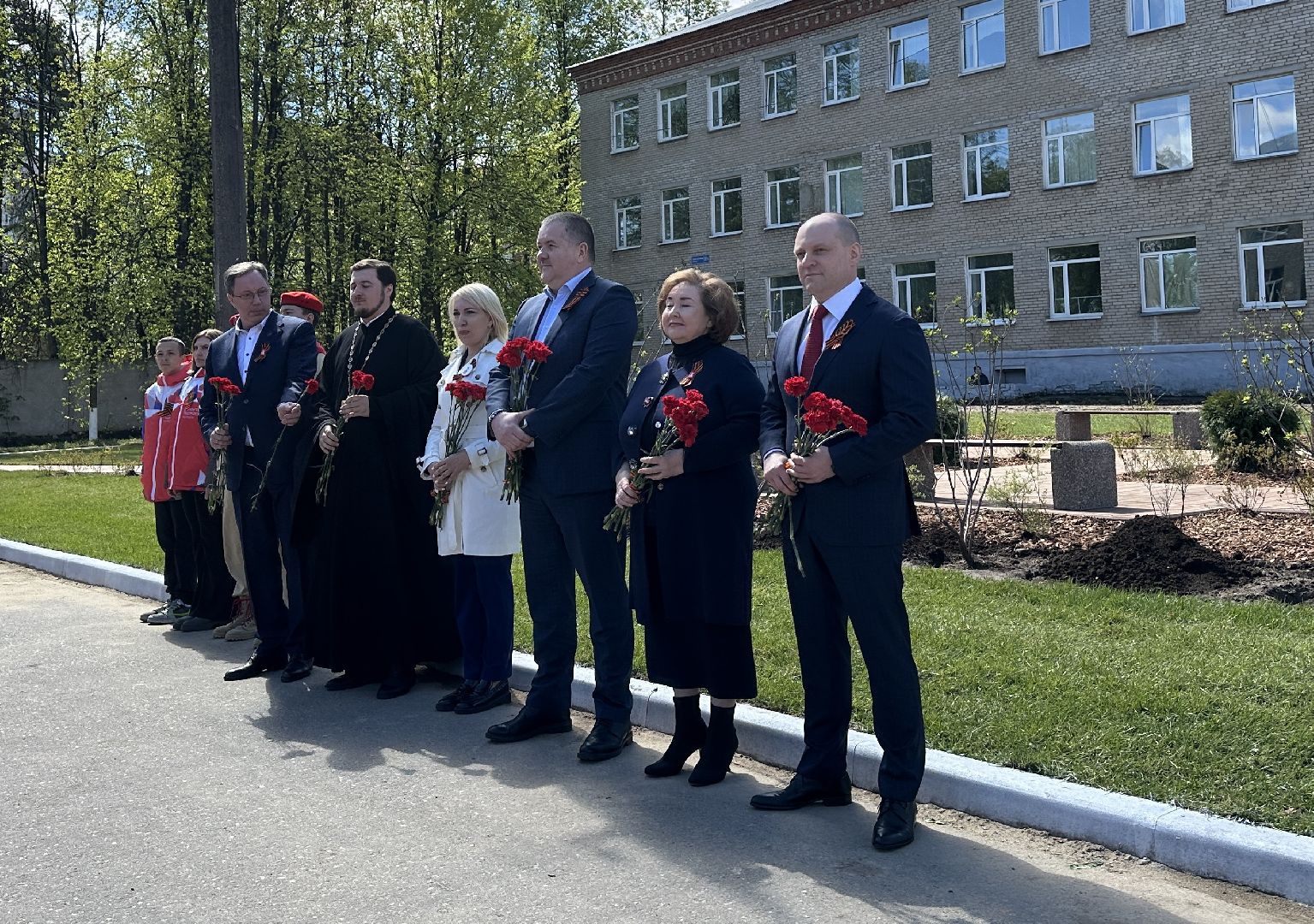 пушкино, день победы, открытие памятника, великая отечественная война,