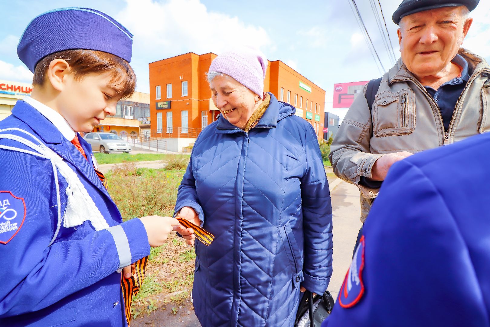 клин, общество, транспорт, георгиевская ленточка ,