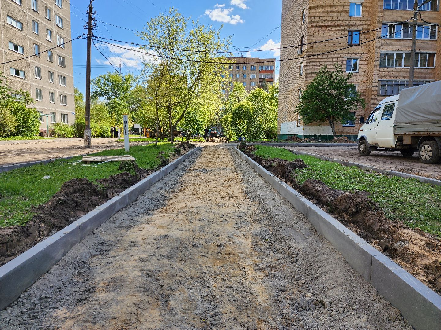 раменское, благоустройство, комплексное благоустройство дворов многоквартирных домов, коммунистическая 36-39,