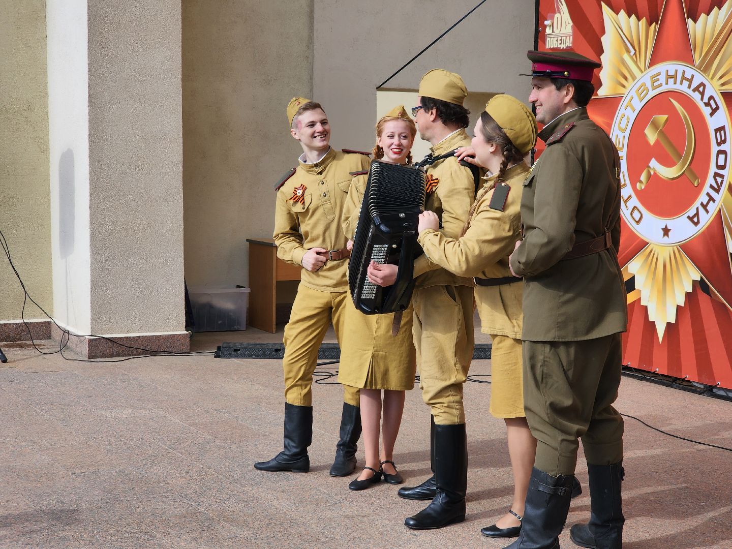 мфти, день победы, казаки, концерт, песни победы, студенты,