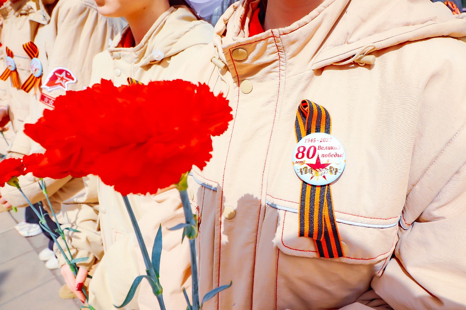 клин, общество, день победы, эстафета памяти, память,