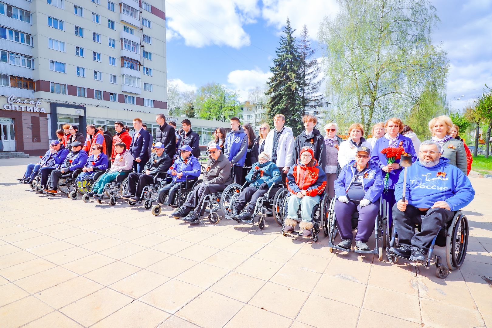 клин, общество, день победы, эстафета памяти, память,