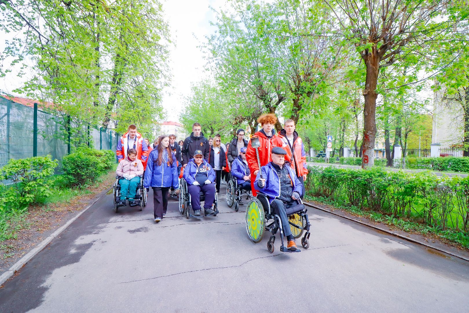 клин, общество, день победы, эстафета памяти, память,