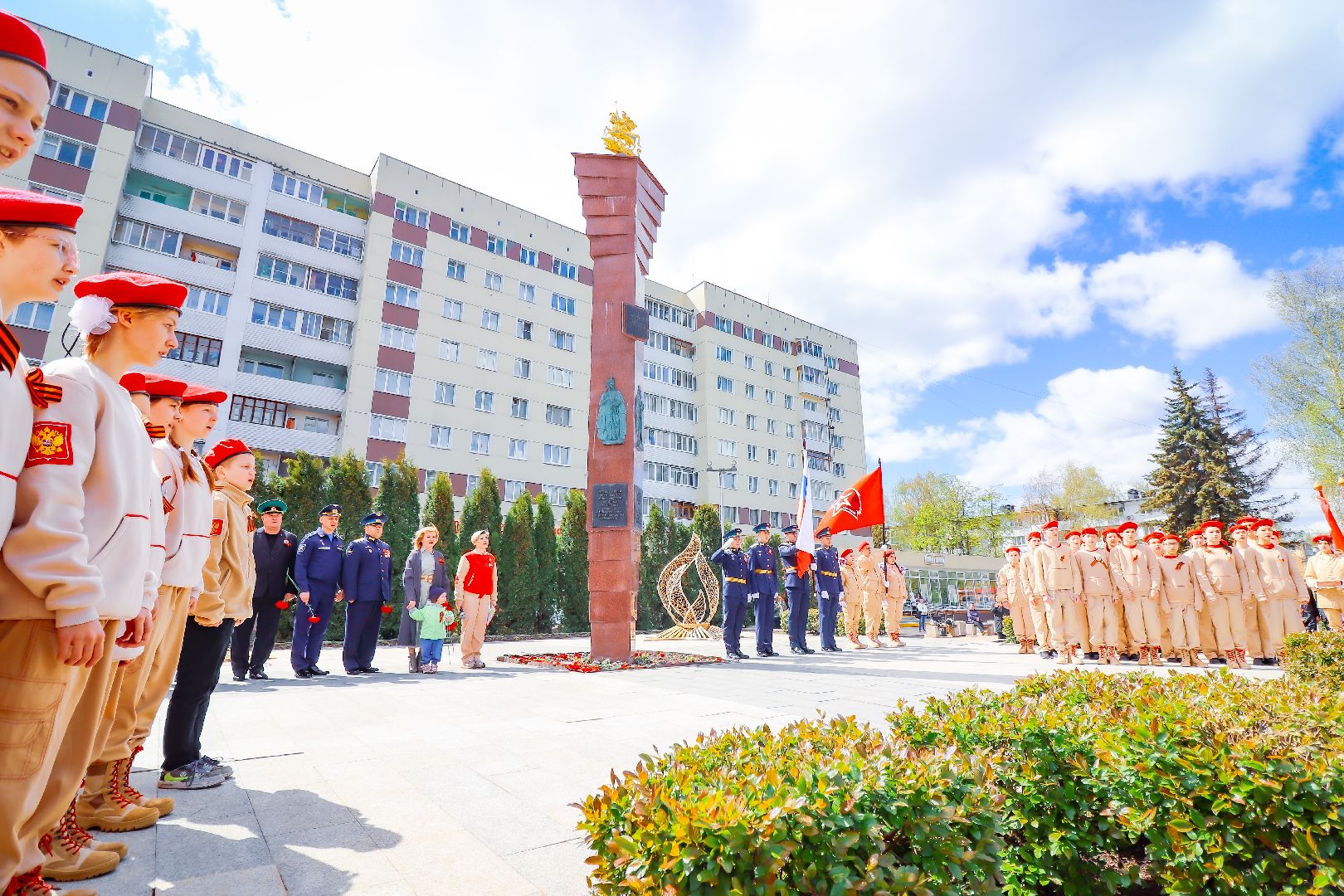 клин, общество, день победы, эстафета памяти, память,