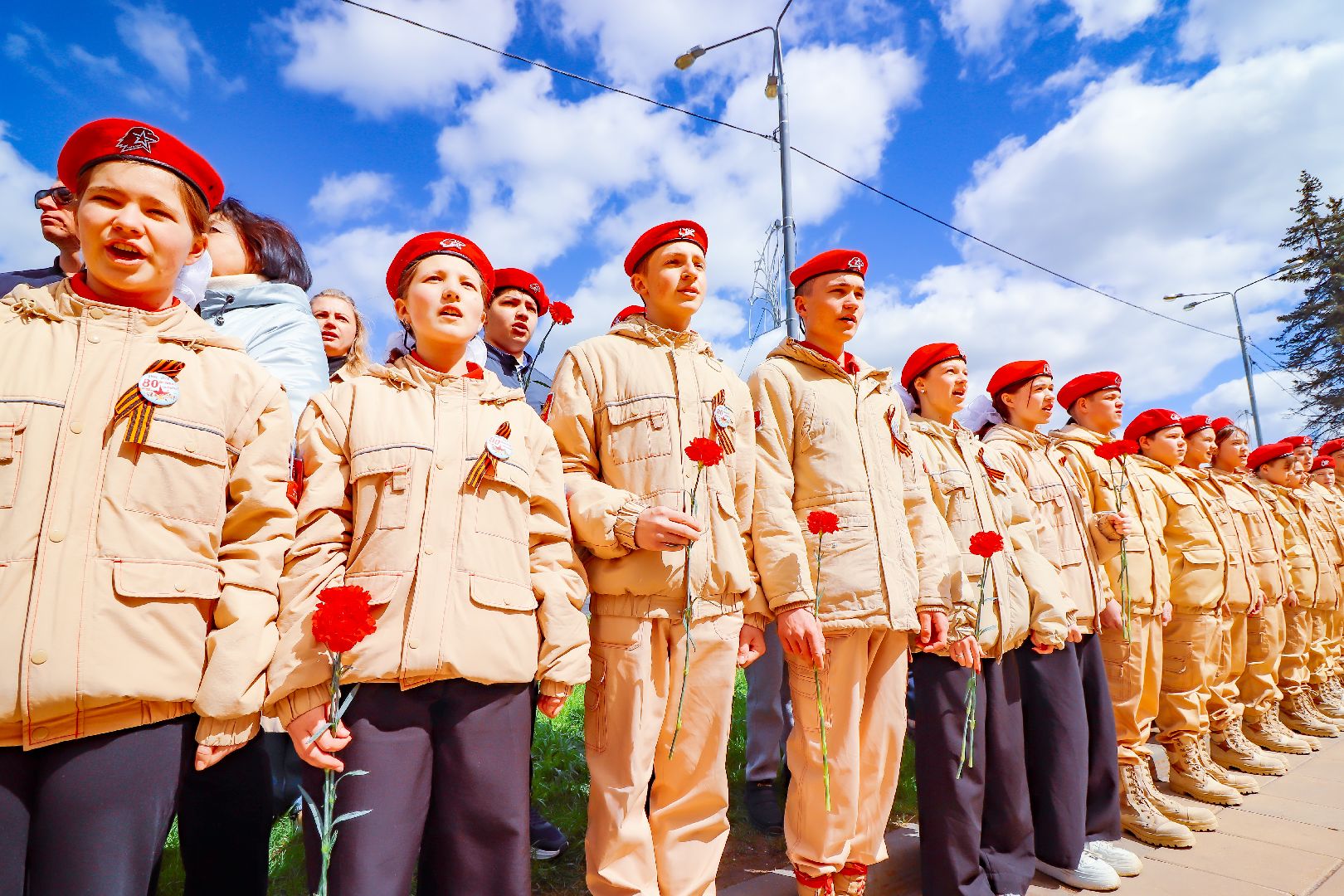 клин, общество, день победы, эстафета памяти, память,