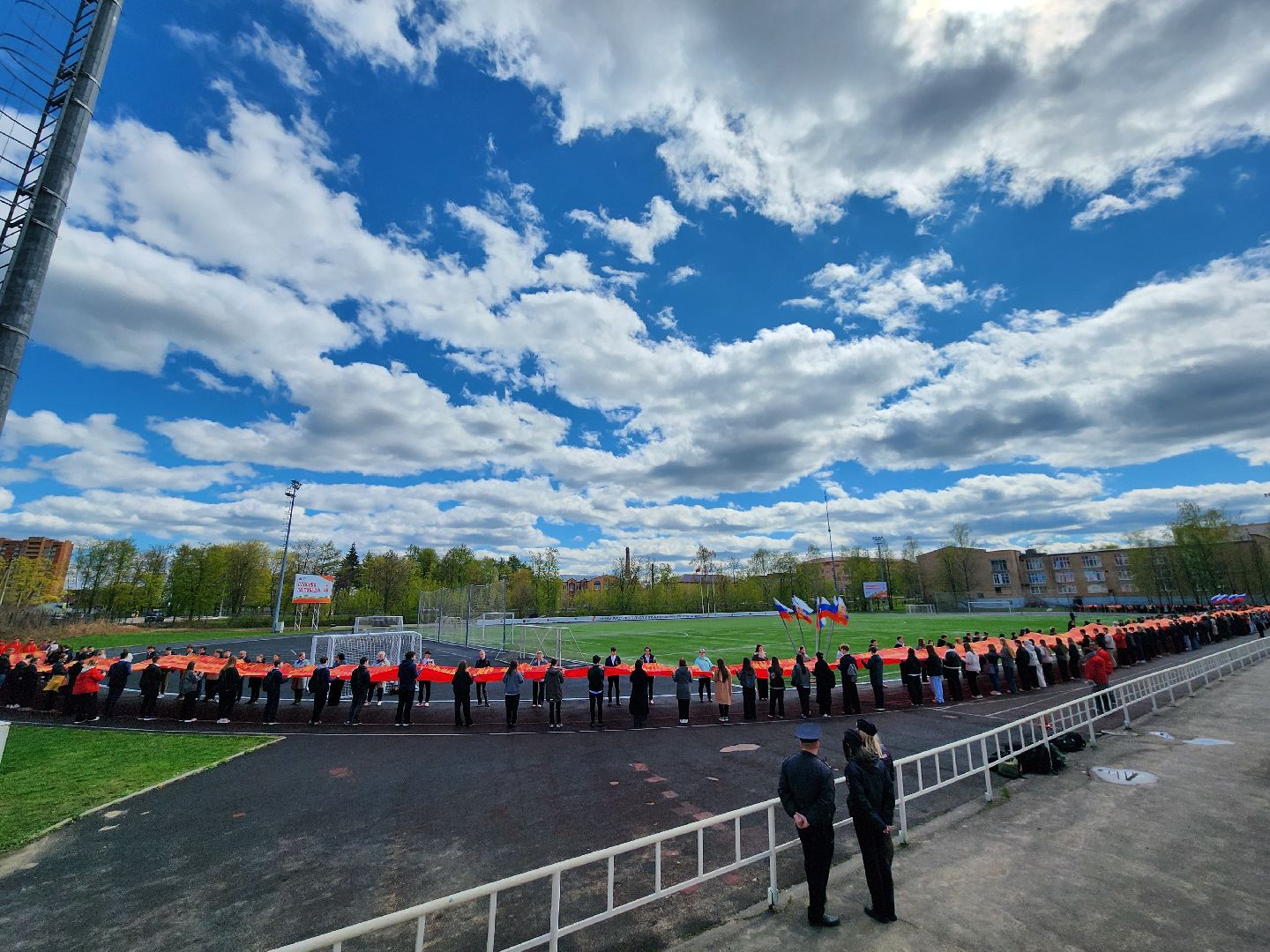 сергиево-посадский городской округ, сергиев посад, знамя памяти, союз женщин россии, 80-летие великой победы,