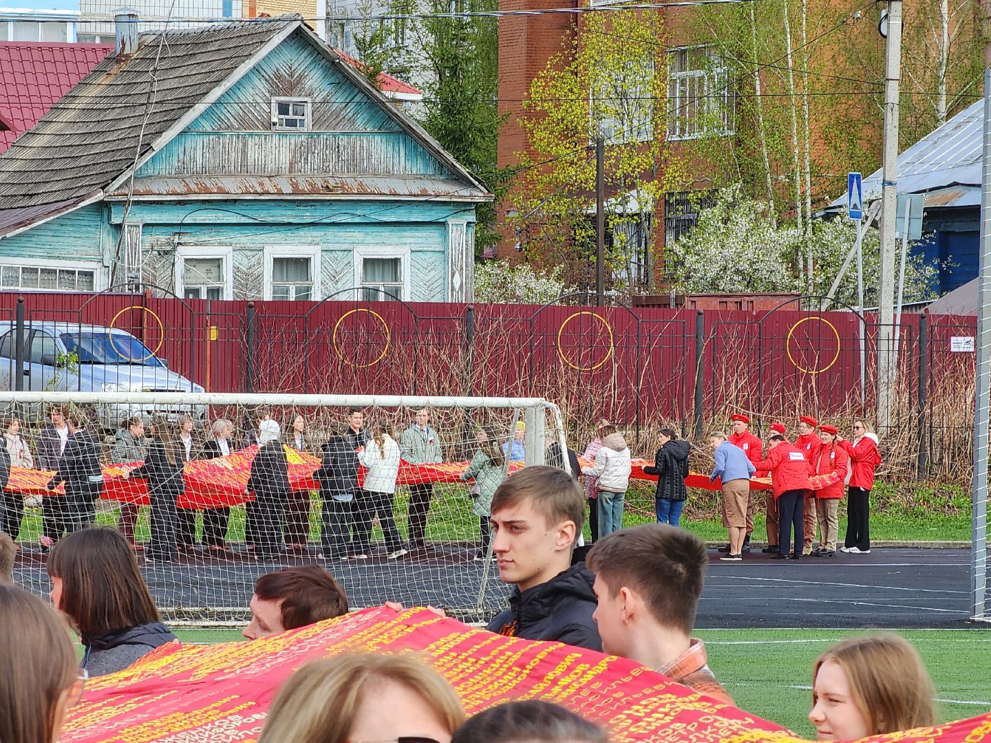 сергиево-посадский городской округ, сергиев посад, знамя памяти, союз женщин россии, 80-летие великой победы,