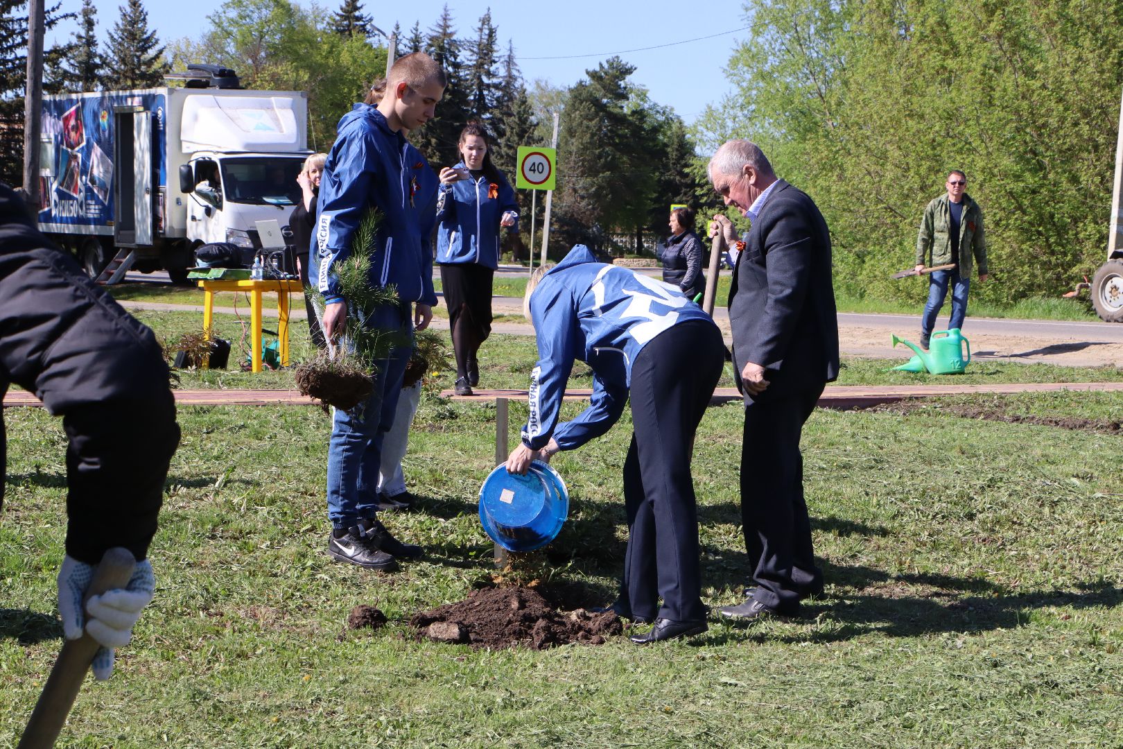 серебряные пруды, сад памяти, 80 лет победе,