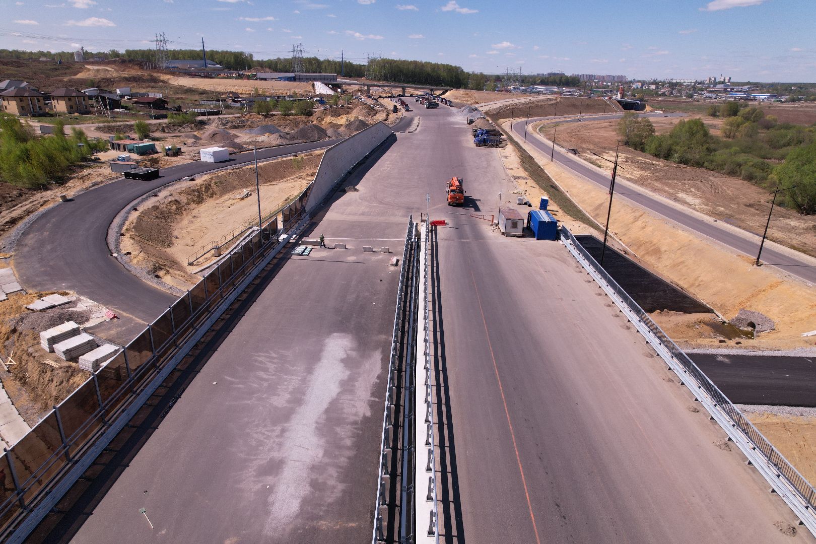 видео с коптера, юла, дороги подмосковья,