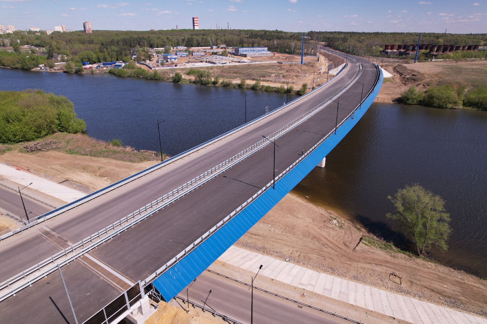 видео с коптера, юла, дороги подмосковья,