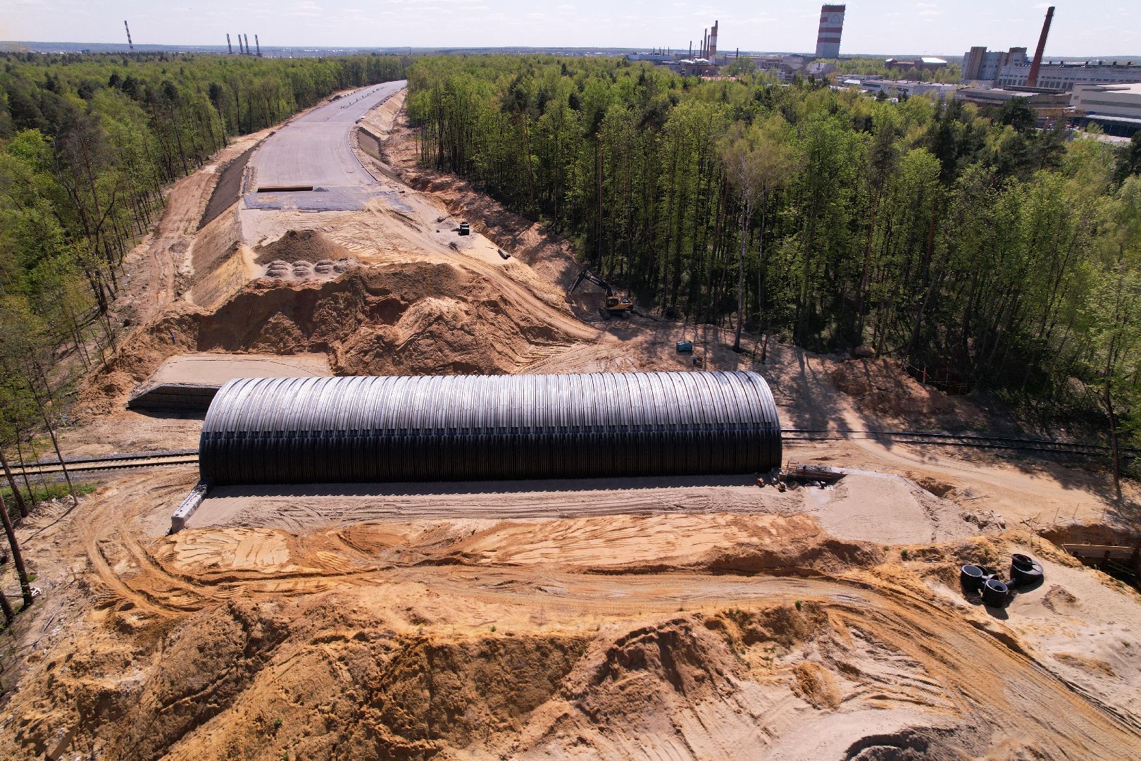 видео с коптера, юла, дороги подмосковья,