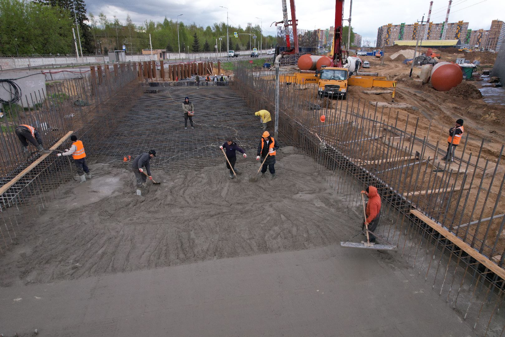 видео с коптера, дороги подмосковья, володарское шоссе,