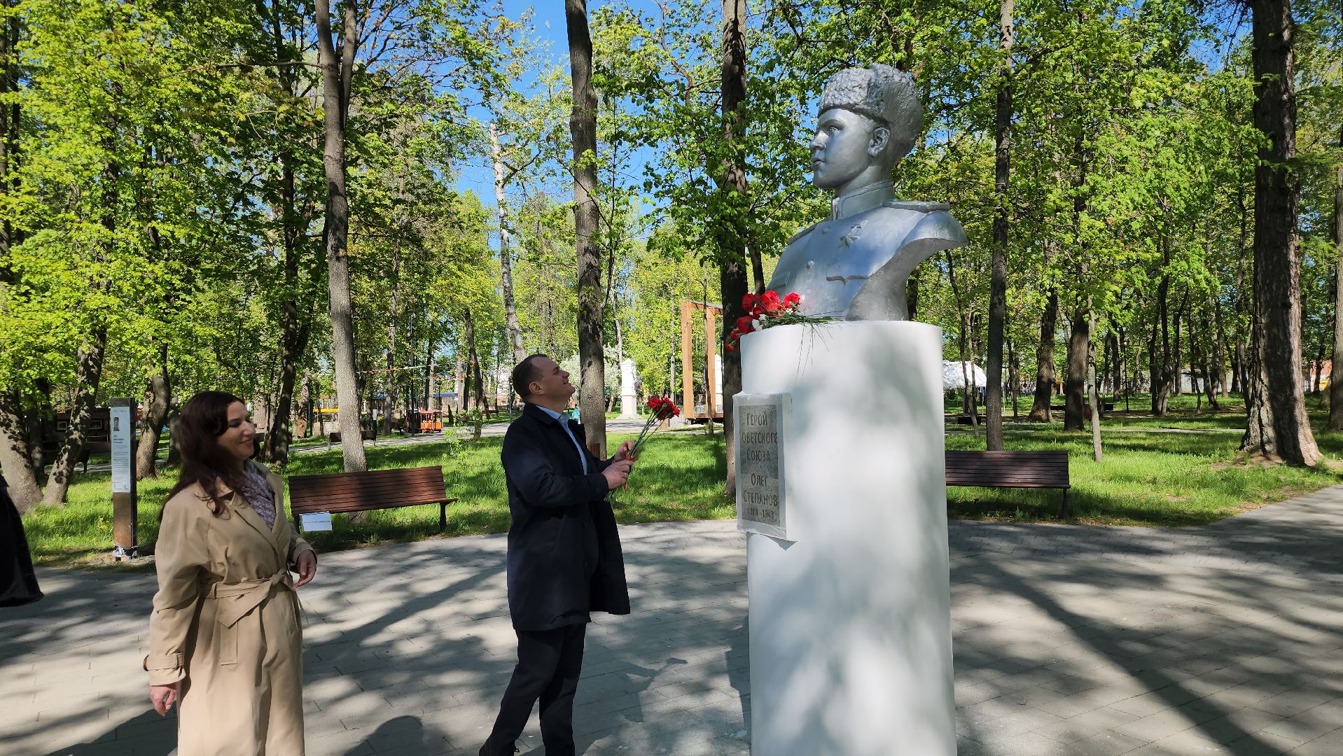 серпухов, парк имени олега степанова, день победы,