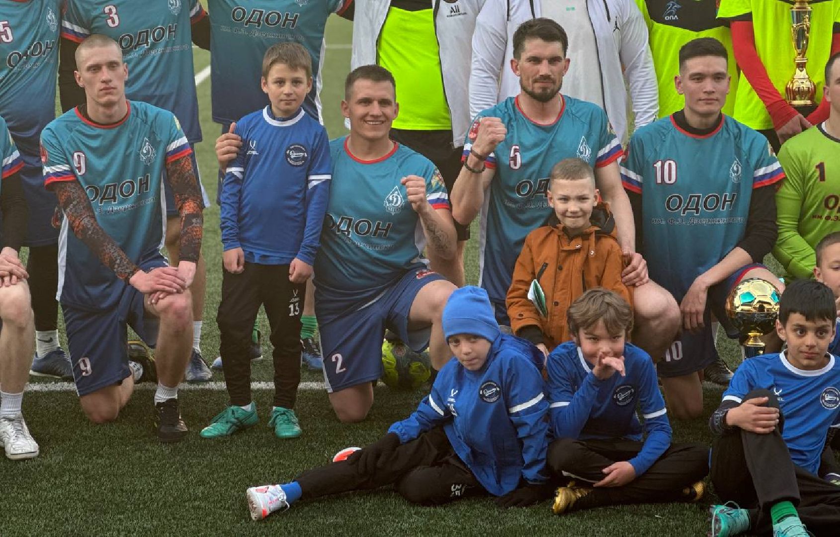 дивизия дзержинского, товарищеский матч, 80 - летие победы,