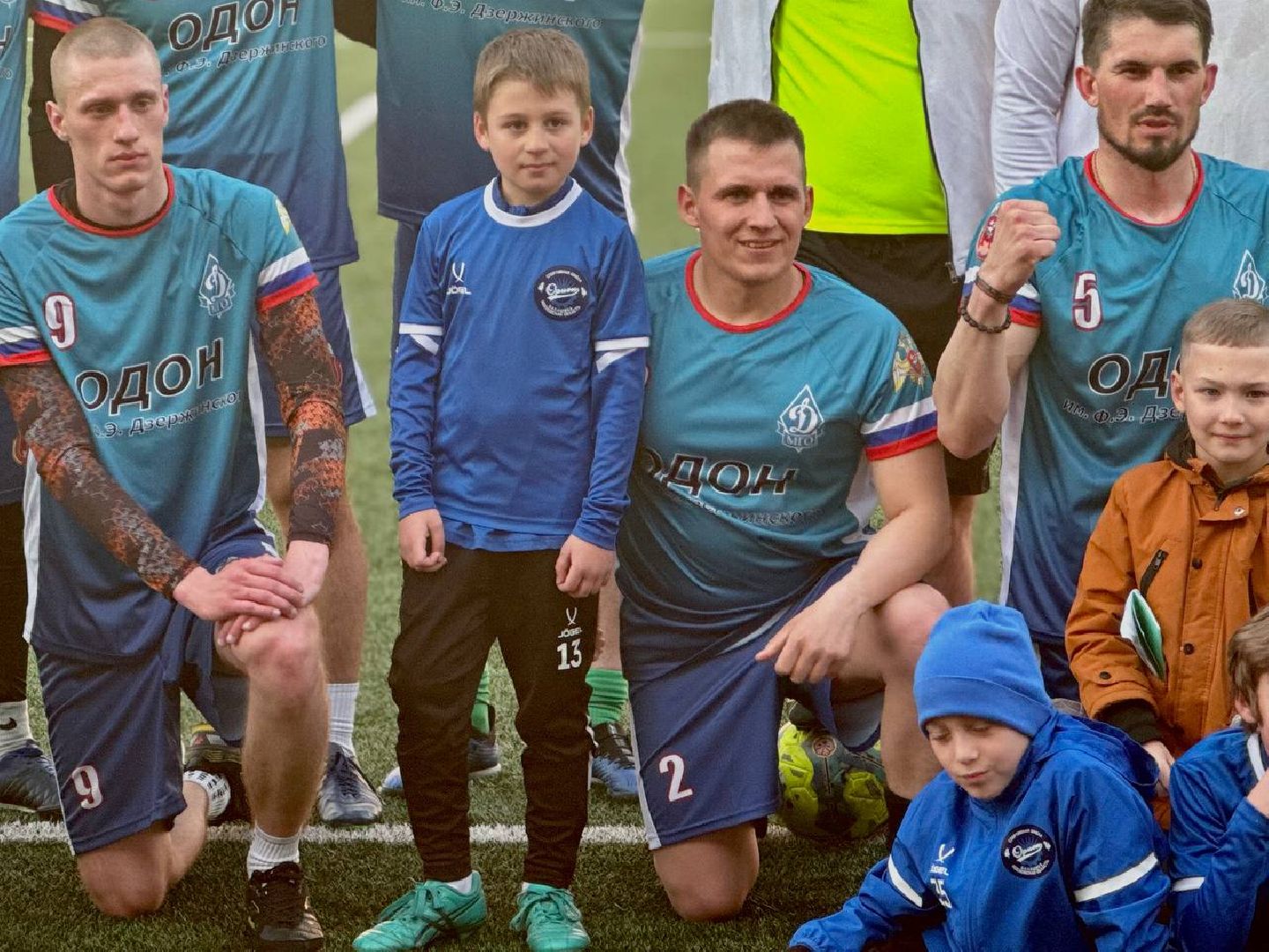 дивизия дзержинского, товарищеский матч, 80 - летие победы,