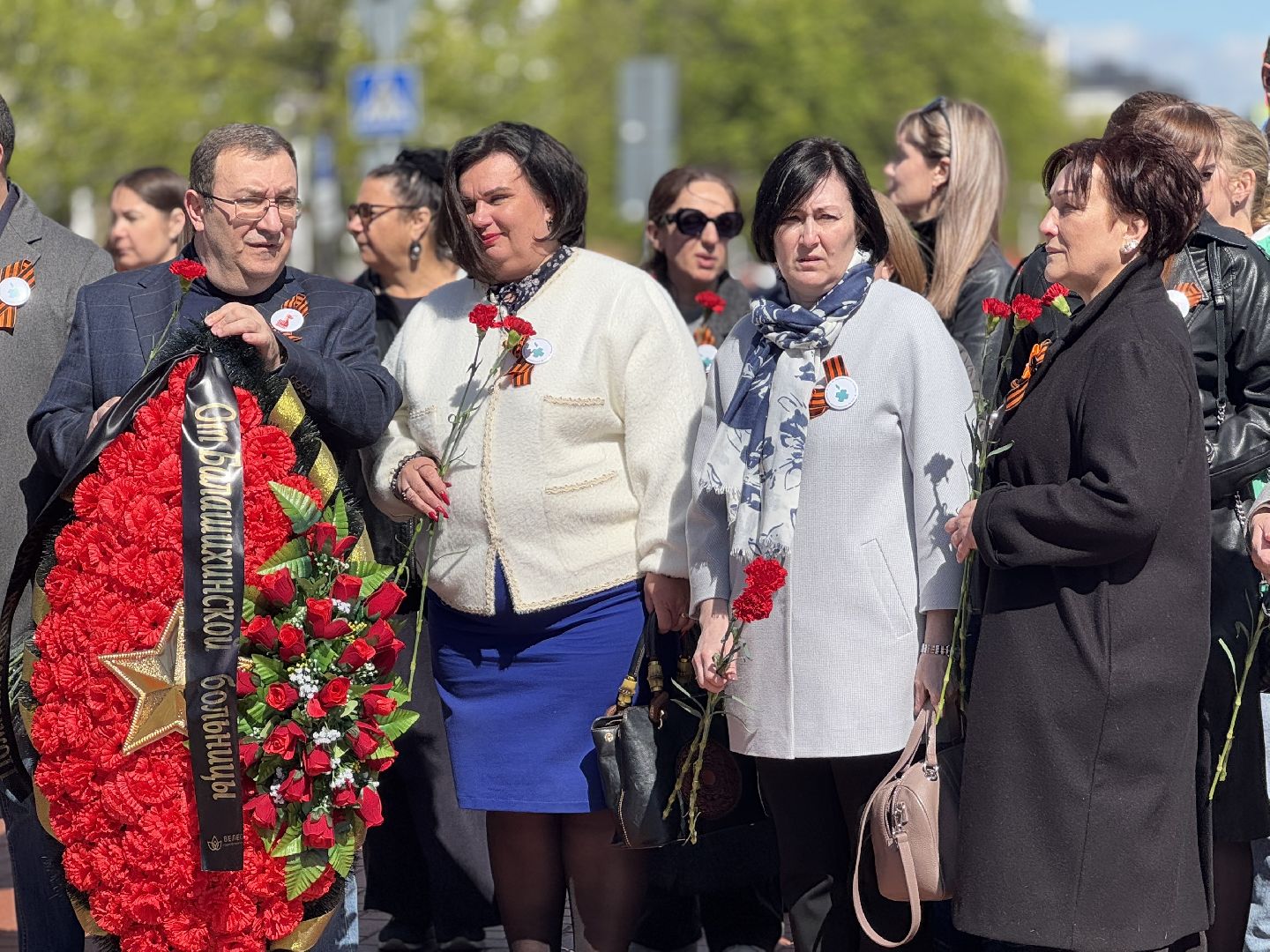 балашихинская больница, балашиха, акция памяти, площадь славы, площадь славы балашиха,