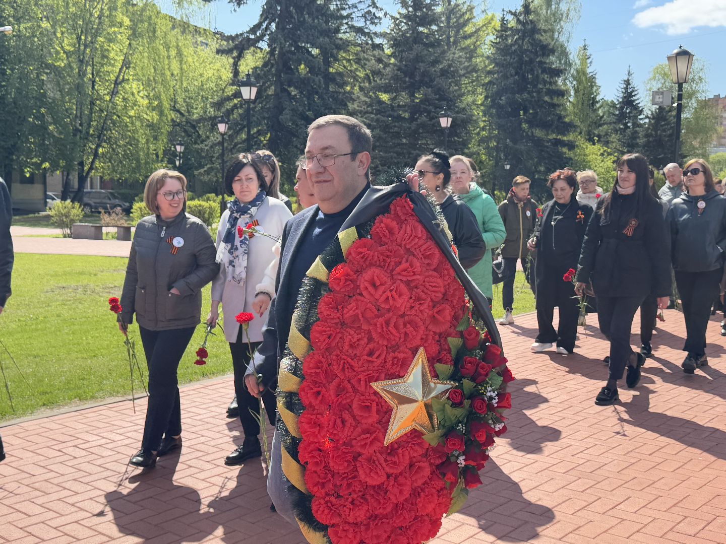 балашихинская больница, балашиха, акция памяти, площадь славы, площадь славы балашиха,