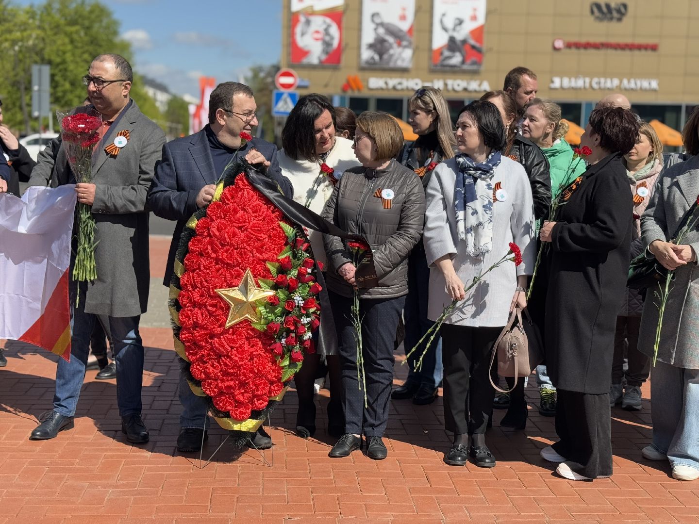 балашихинская больница, балашиха, акция памяти, площадь славы, площадь славы балашиха,