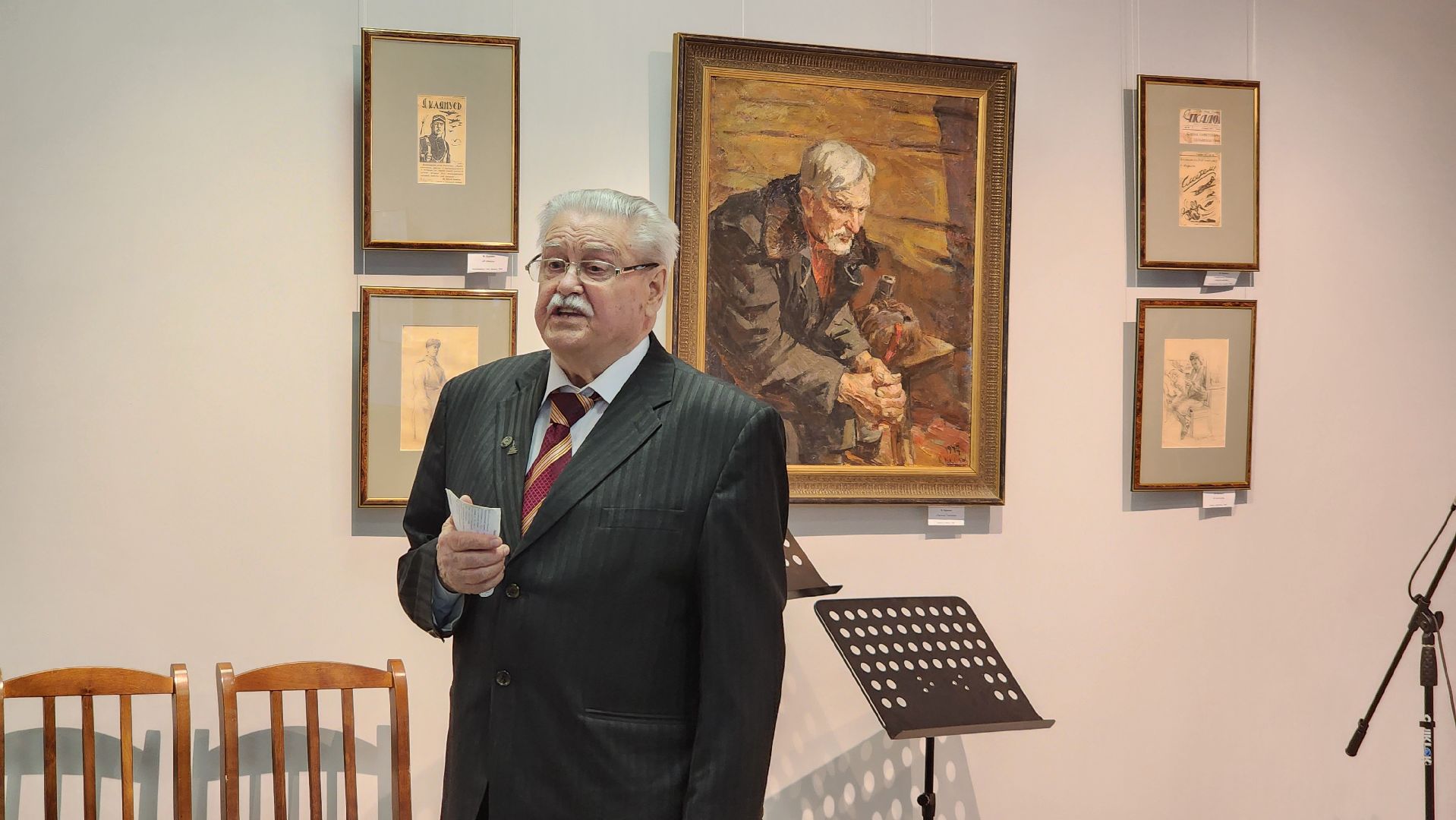 Концерт , 80 - летие победы, Лобня, художественная галерея,