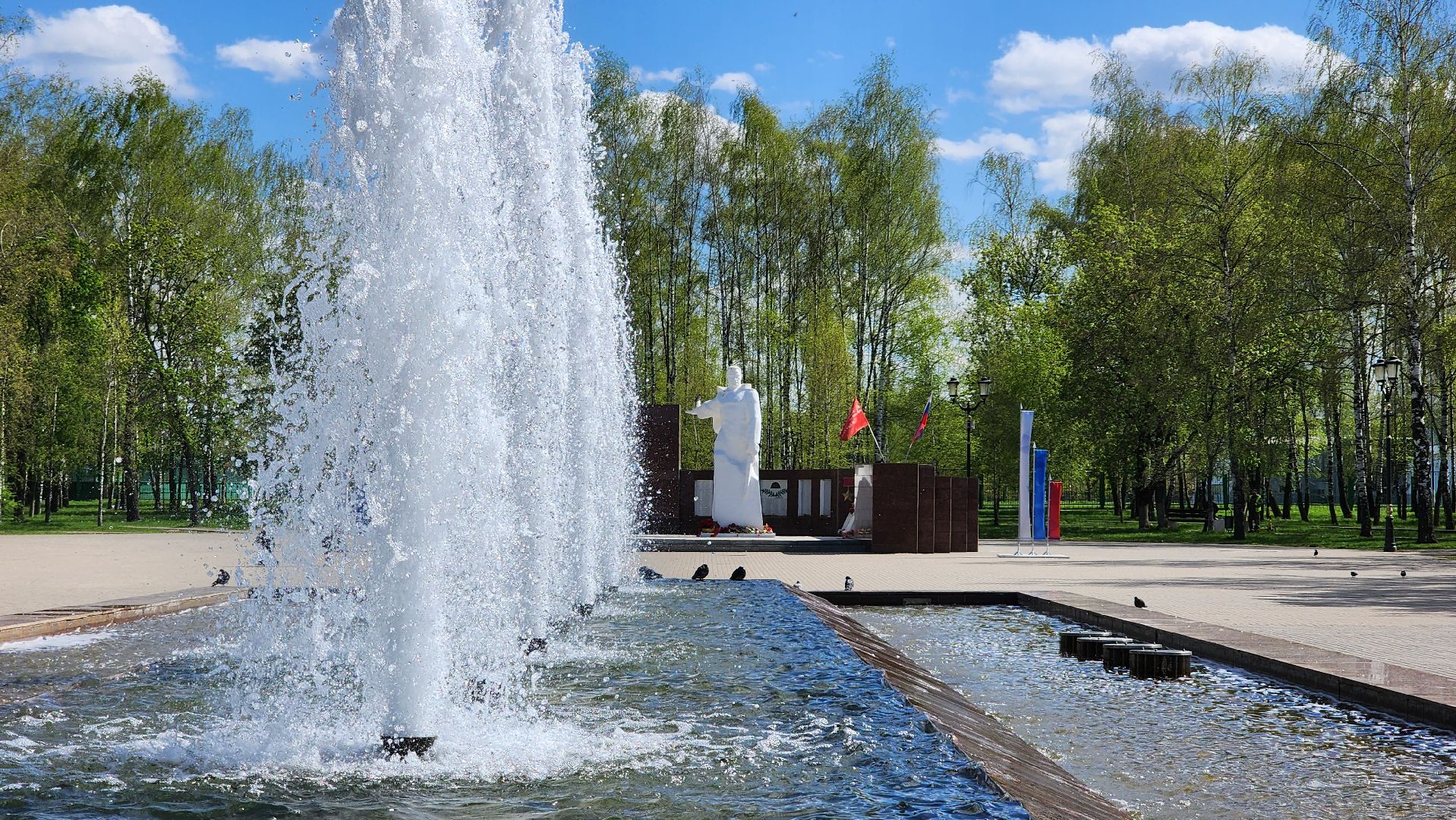 уборка города, день победы, сквер боевой славы, старая купавна, богородский городской округ,