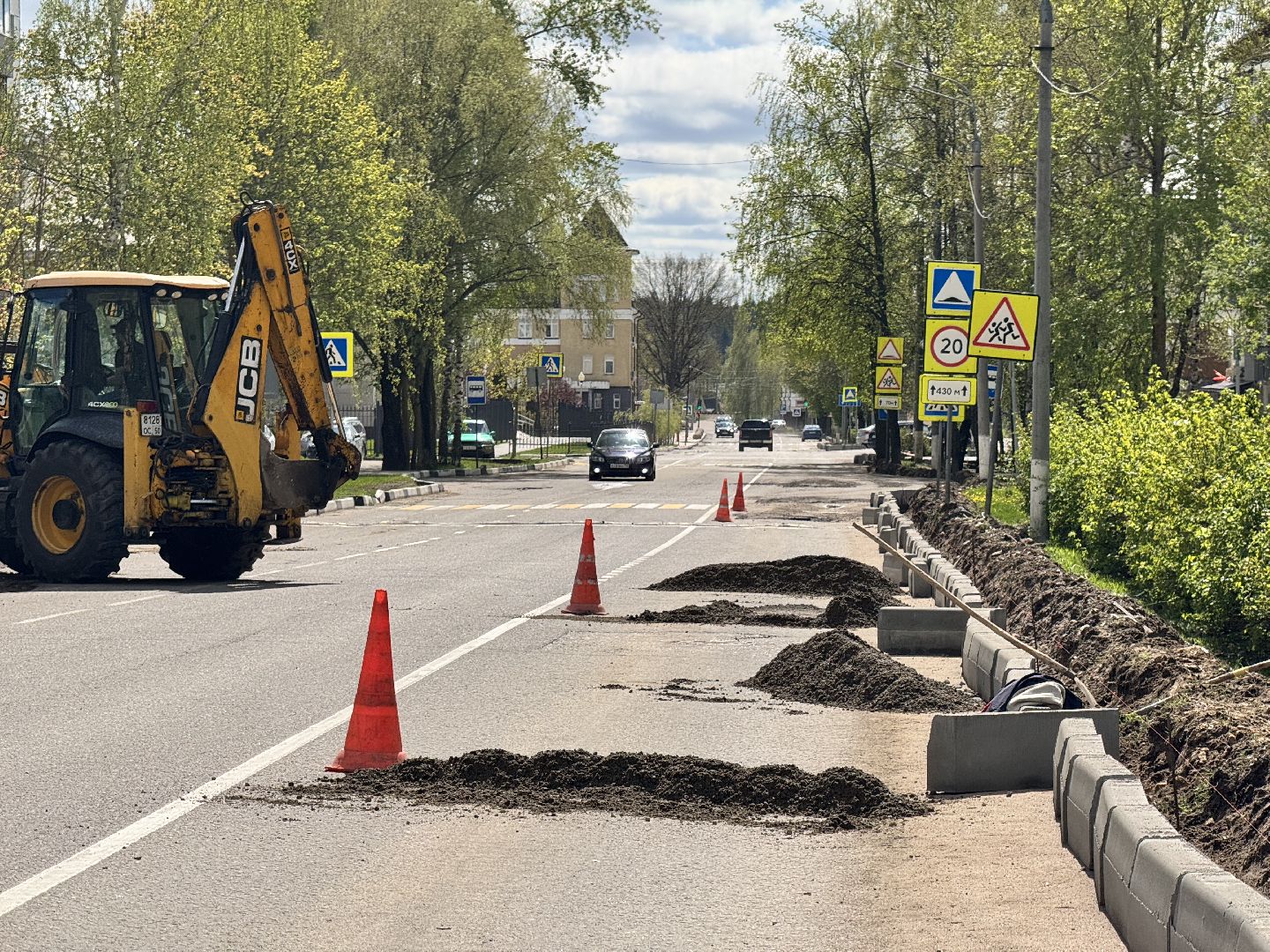 шаховская, дорога, ремонт дорог, новый асфальт,