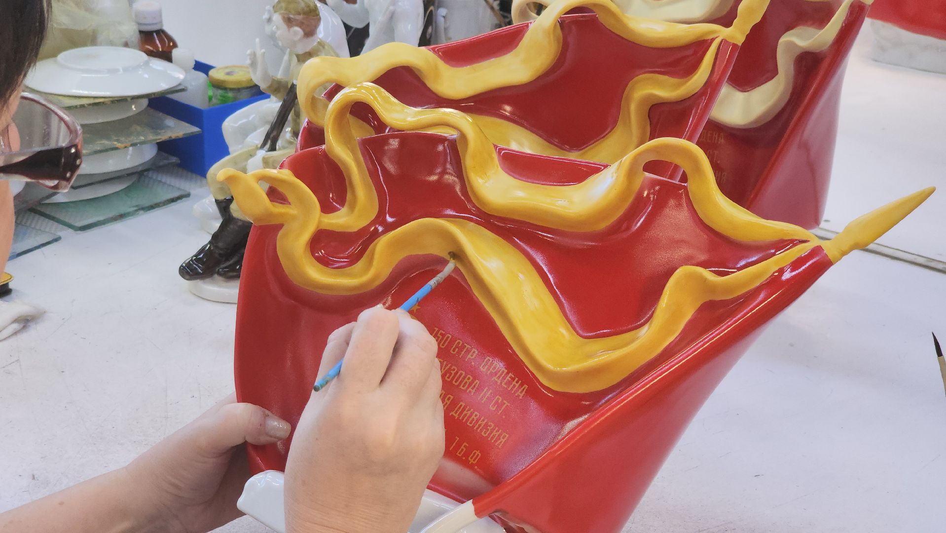 дулевский фарфор, орехово-зуевский округ, 80 лет победе,