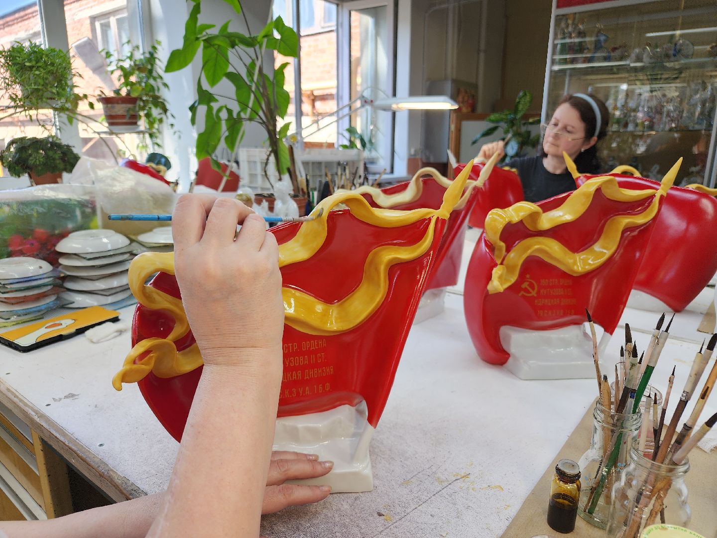 дулевский фарфор, орехово-зуевский округ, 80 лет победе,