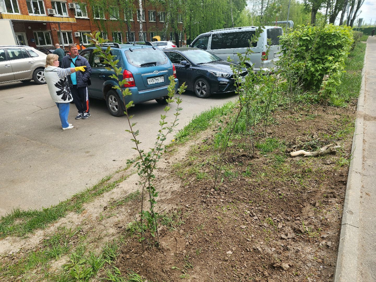 пущино, сад победы, серпухов, 80 - летие победы,