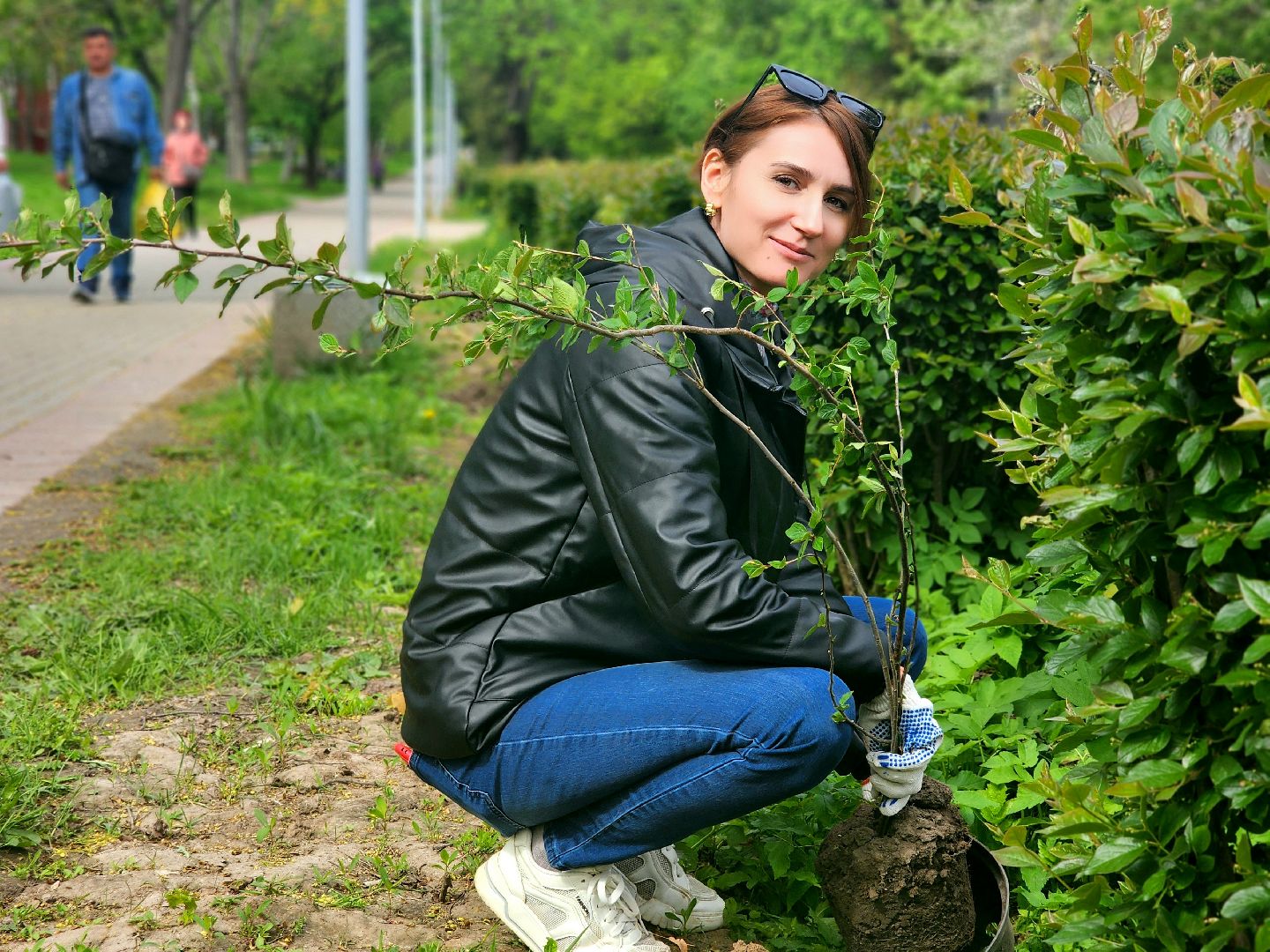 пущино, сад победы, серпухов, 80 - летие победы,