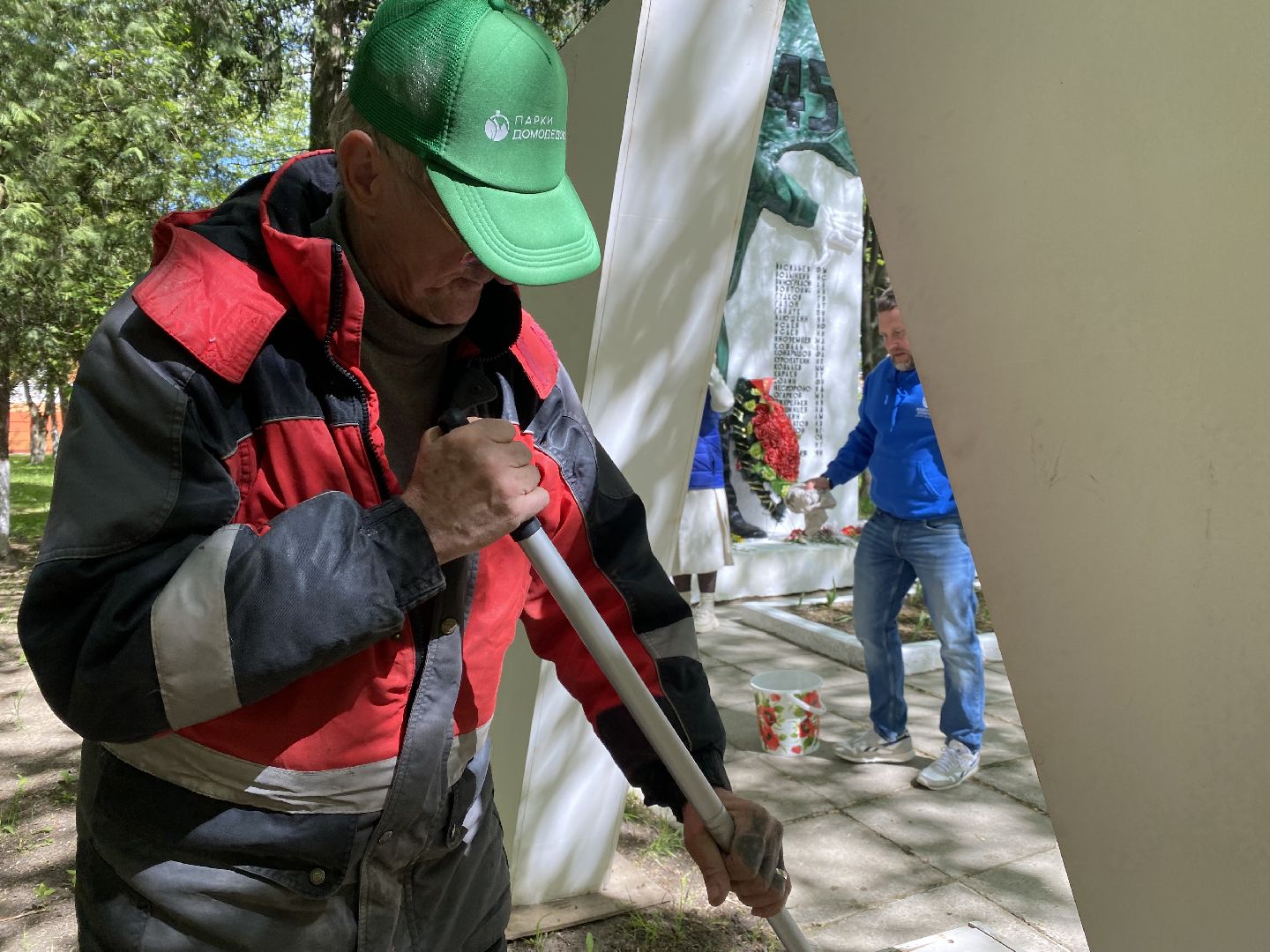 благоустройство, жкх, домодедово, день победы, вов, 9 мая, памятник, обелиск ,