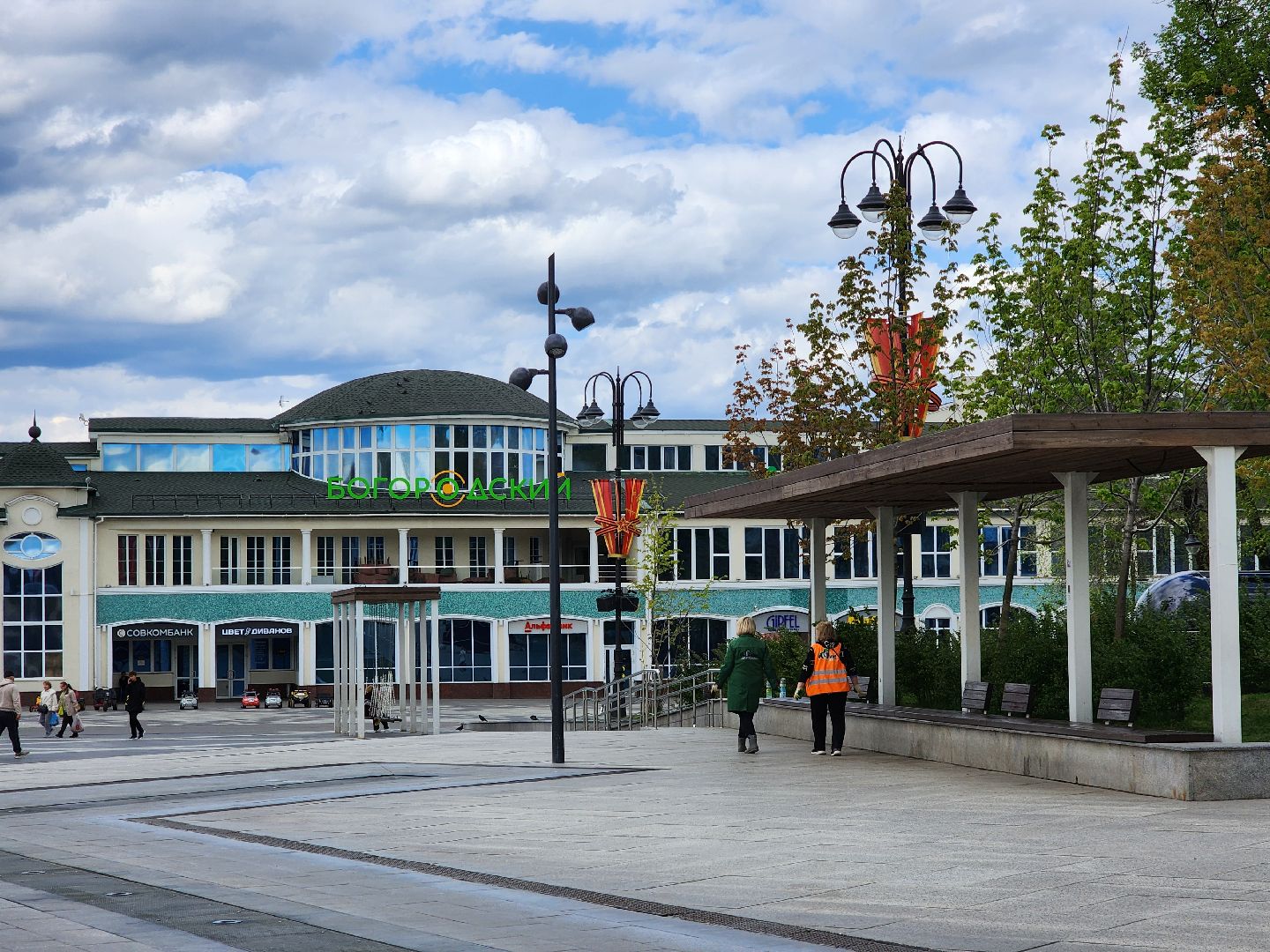 ногинск, благоустройство, украшения, фонтаны, жители, общество, 9 мая,