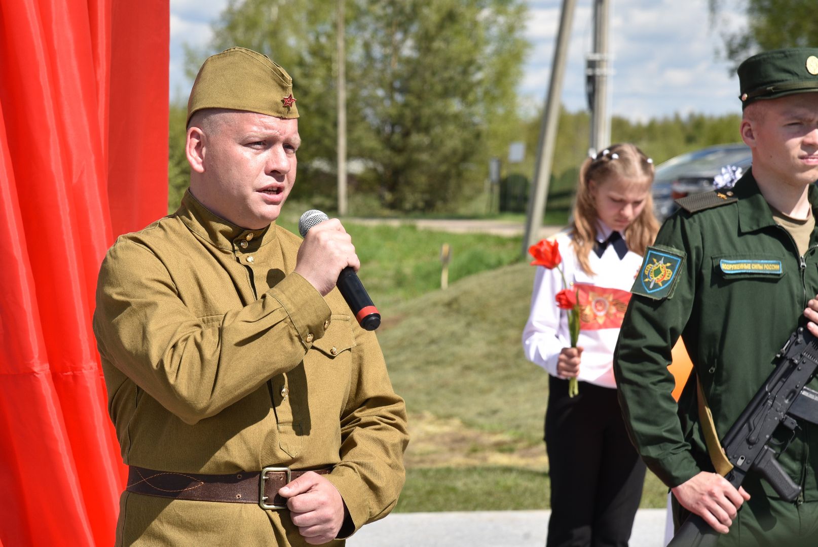 лотошино, стела населенный пункт воинской доблести, день победы,