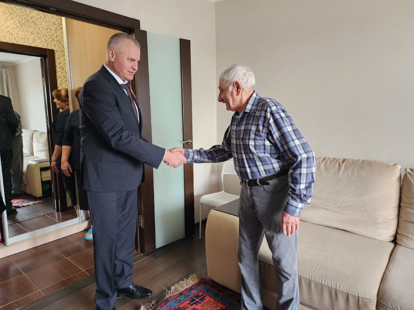 фрязино, ветераны великой отечественной войны, 80-летие великой победы, поздравление ветерана,